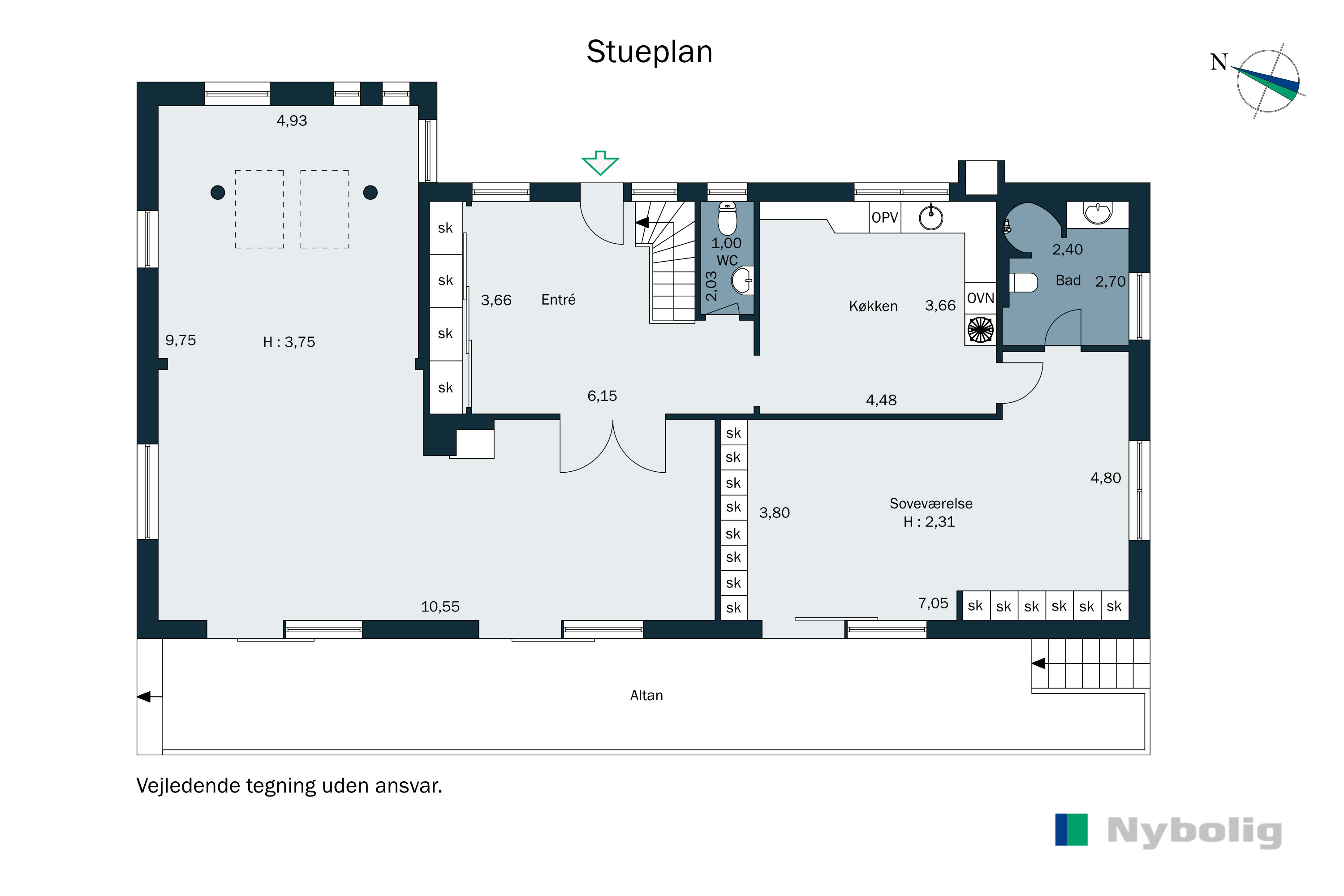 Plantegninger billede af Birkebakken 31, 2840 Holte