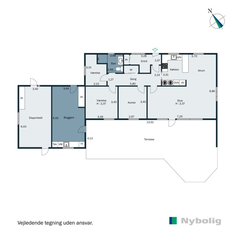 Plantegninger billede af Revelhøjvej 26, Brendstrup, 8200 Aarhus N