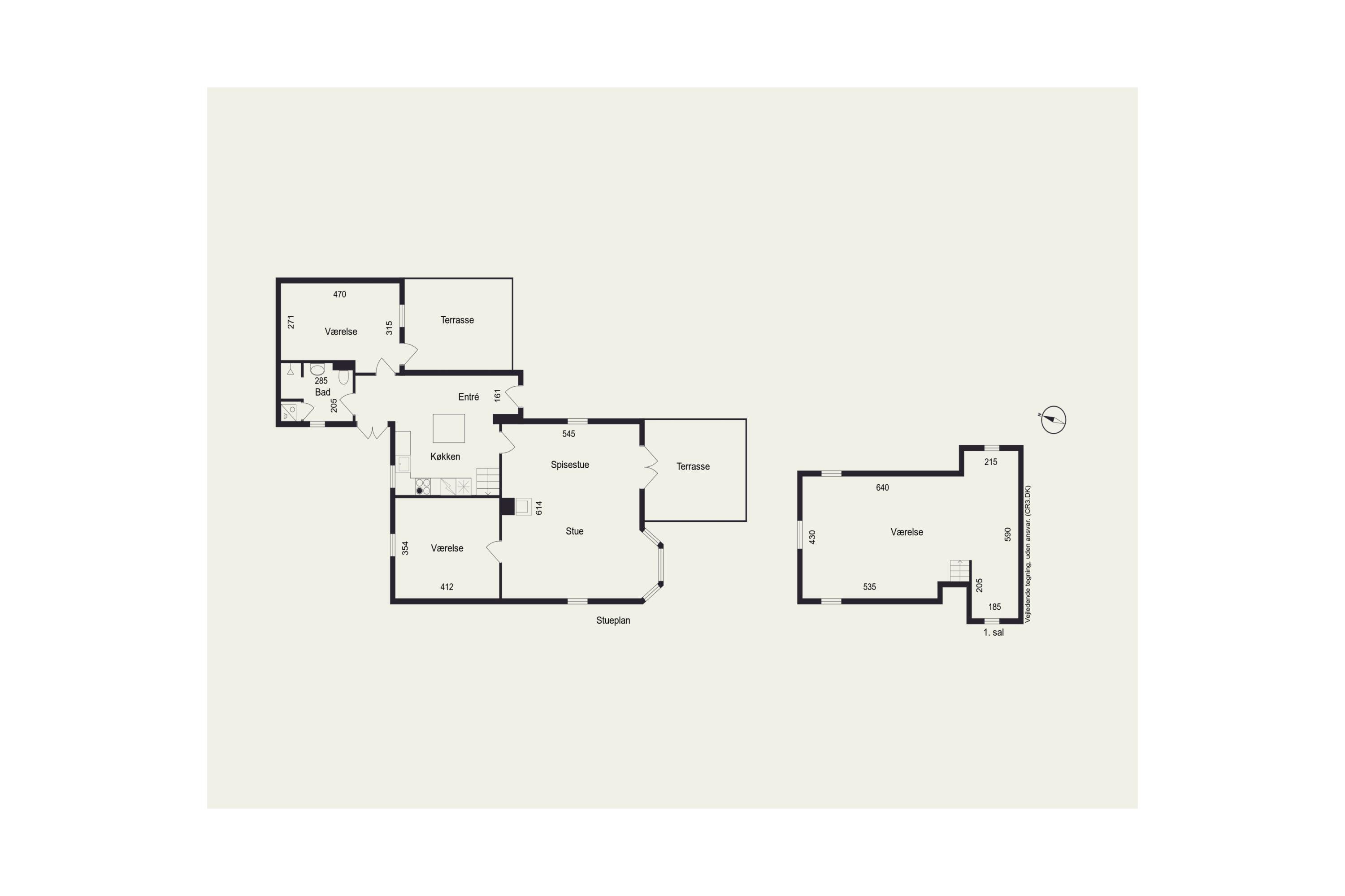 Plantegninger billede af Hjemmevej 5, 2870 Dyssegård