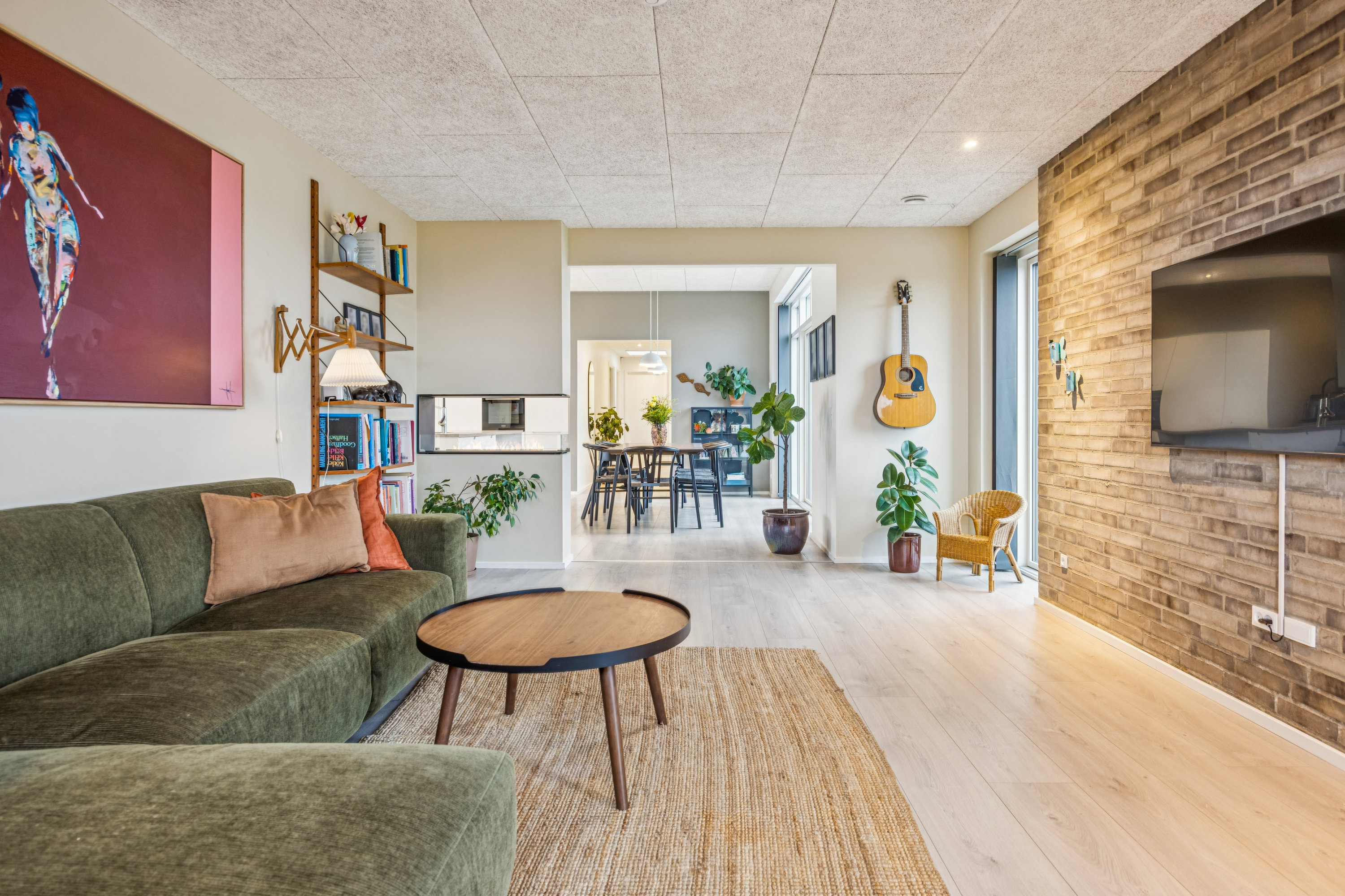 Fremhævet stue billede i fuldskærmstilstand. Billede af Degnelodden 2, 9440 Aabybro