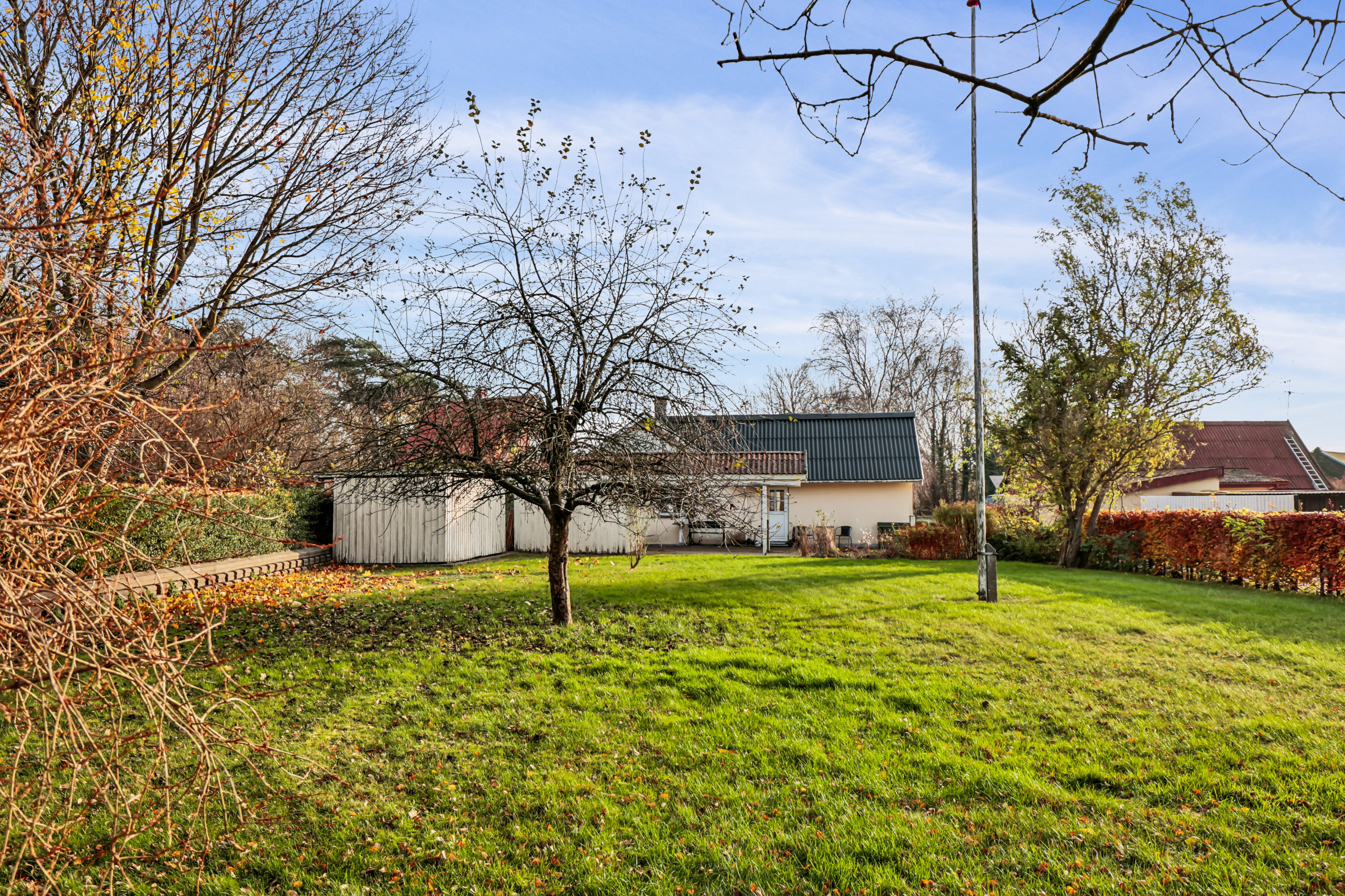 Fremhævet have billede i fuldskærmstilstand. Billede af Skovgårdsvej 2, Løgtved, 4470 Svebølle