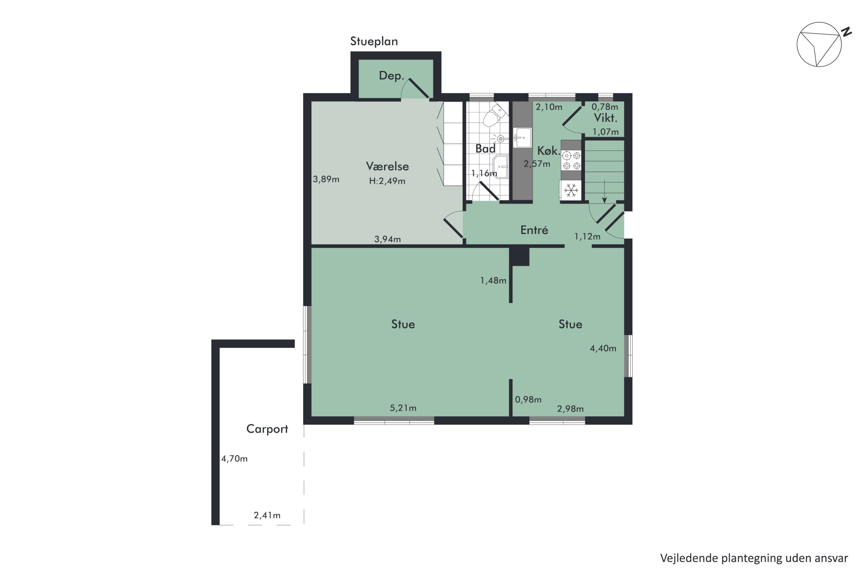 Plantegninger billede af Hvitfeltsgade 31, 7800 Skive