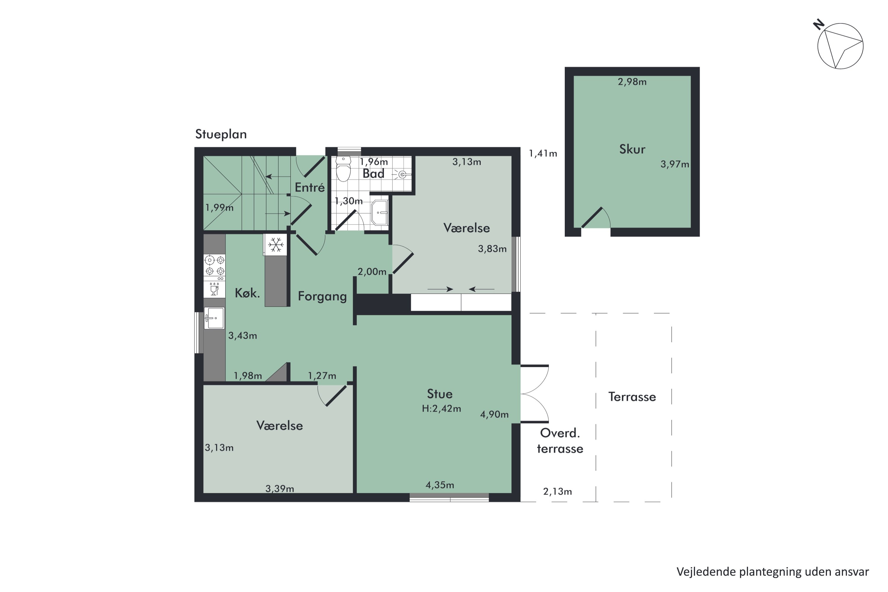 Plantegninger billede af Vestervang 33, 7800 Skive