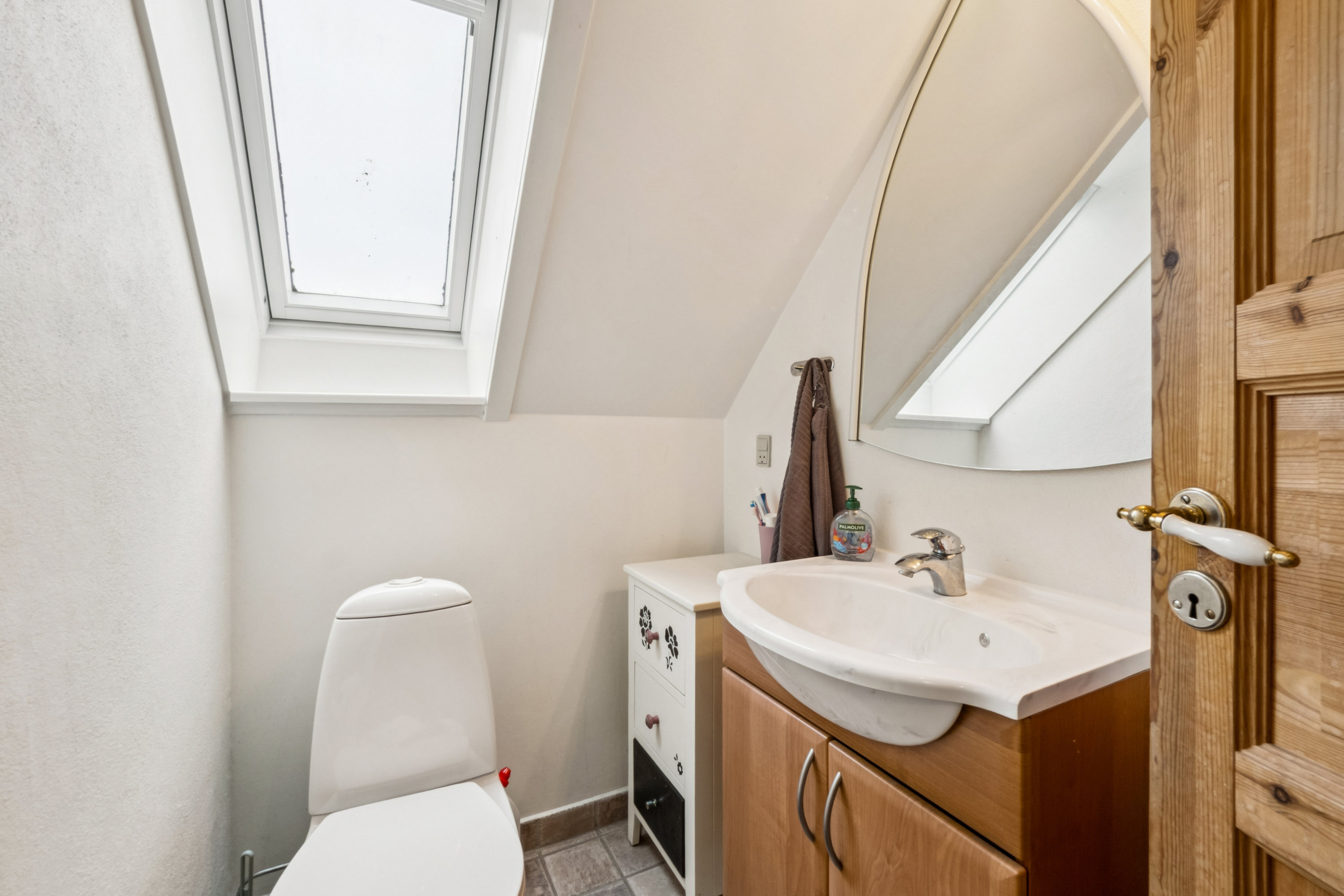 Fremhævet badeværelse billede i fuldskærmstilstand. Billede af Vestervang 33, 7800 Skive