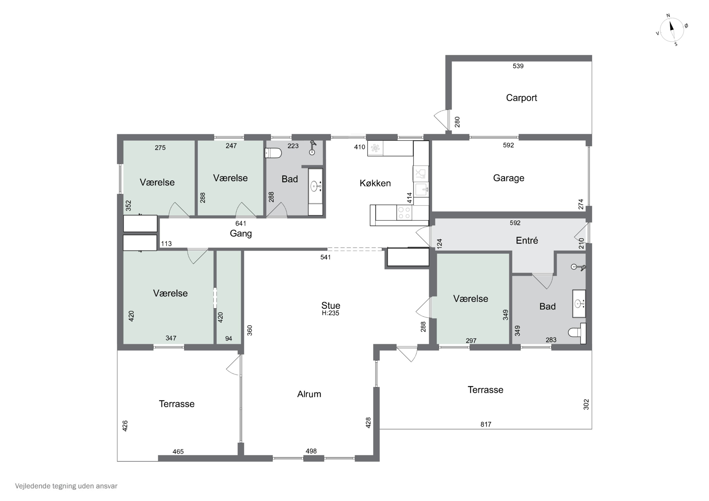 Plantegninger billede af Drosselvej 2, 7700 Thisted