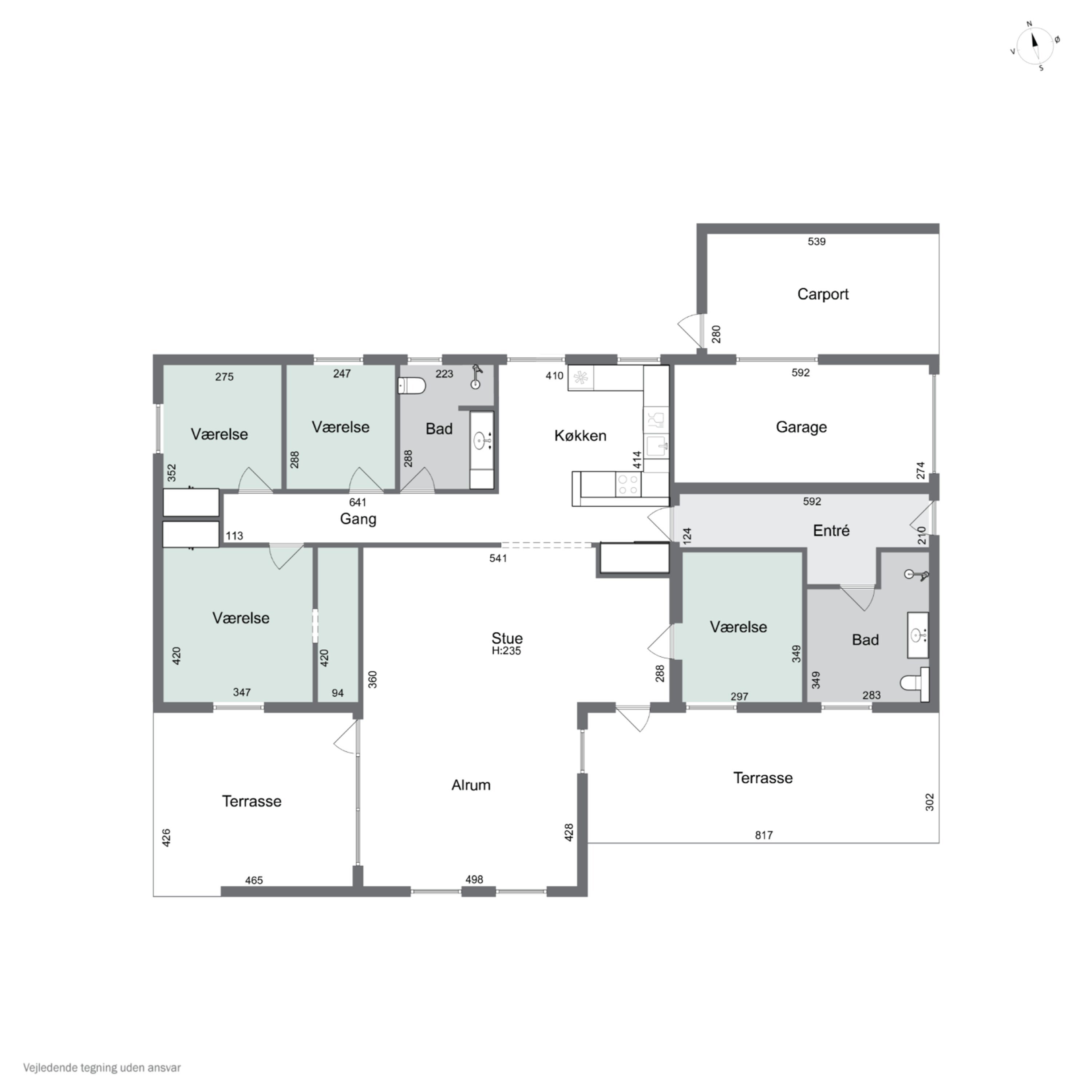 Plantegninger billede af Drosselvej 2, 7700 Thisted