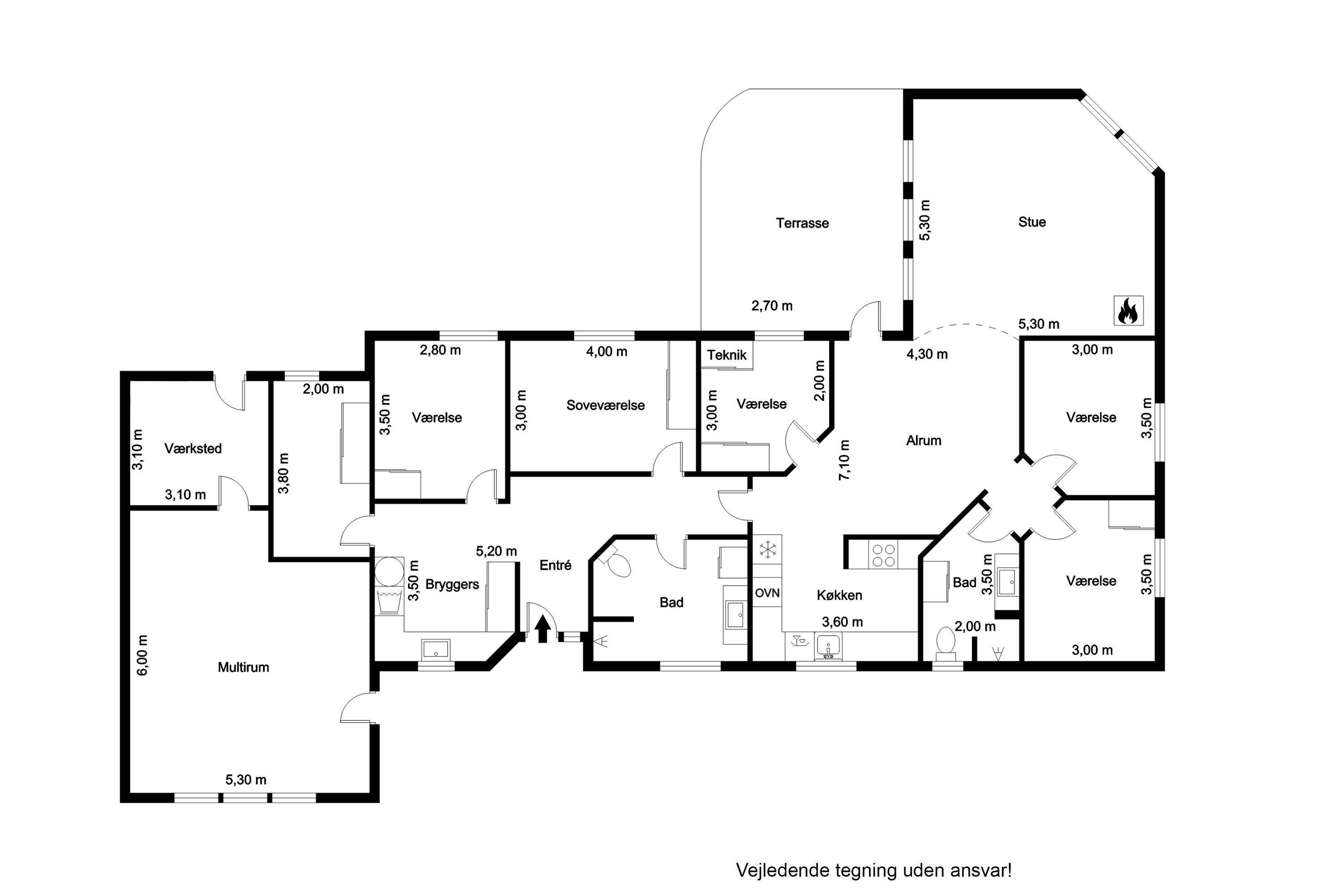 Plantegninger billede af Præstegårdsvej 70, 6900 Skjern