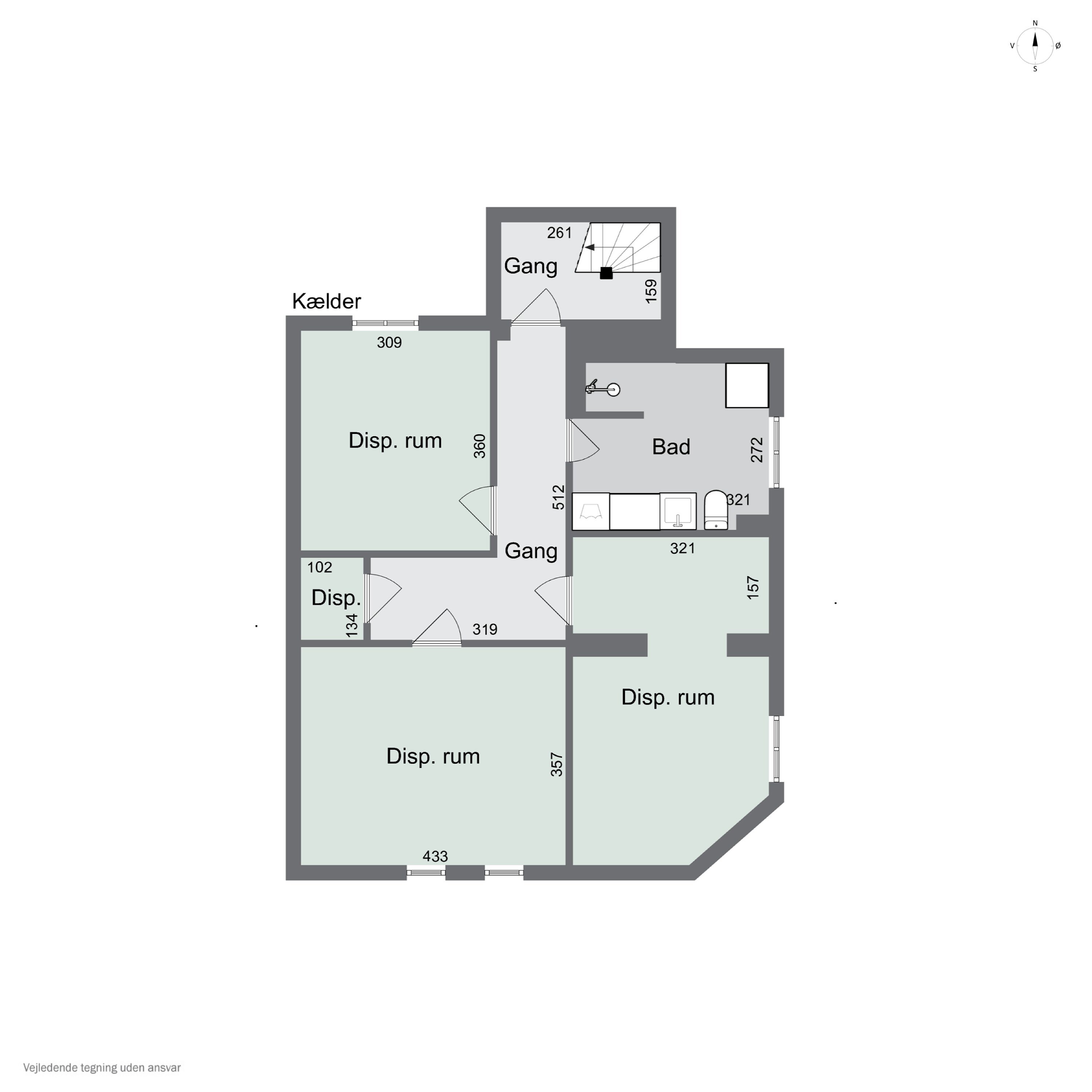 Plantegninger billede af Nordre Strandvej 322A, 3100 Hornbæk