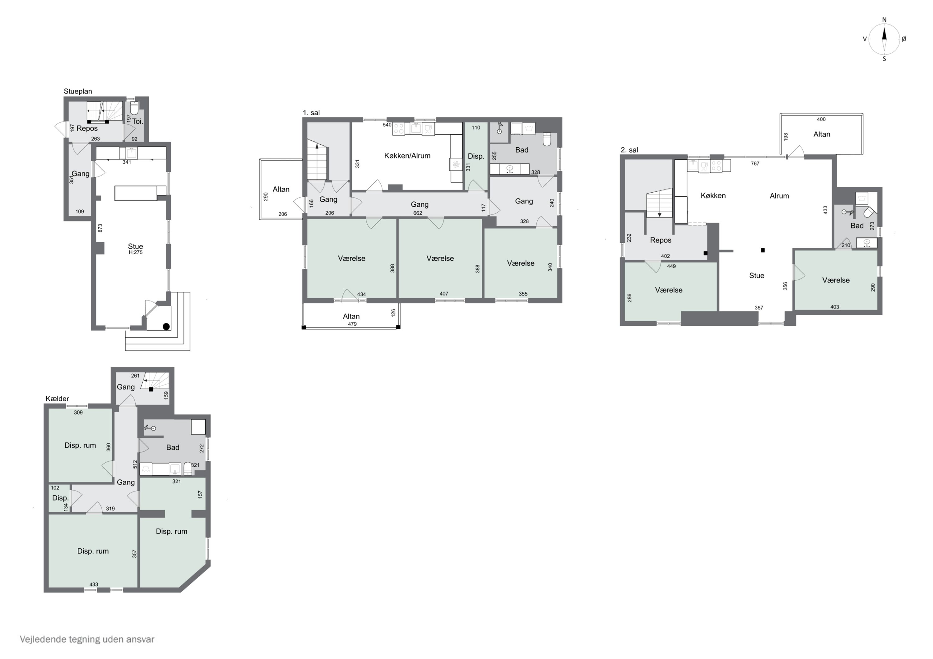 Plantegninger billede af Nordre Strandvej 322A, 3100 Hornbæk