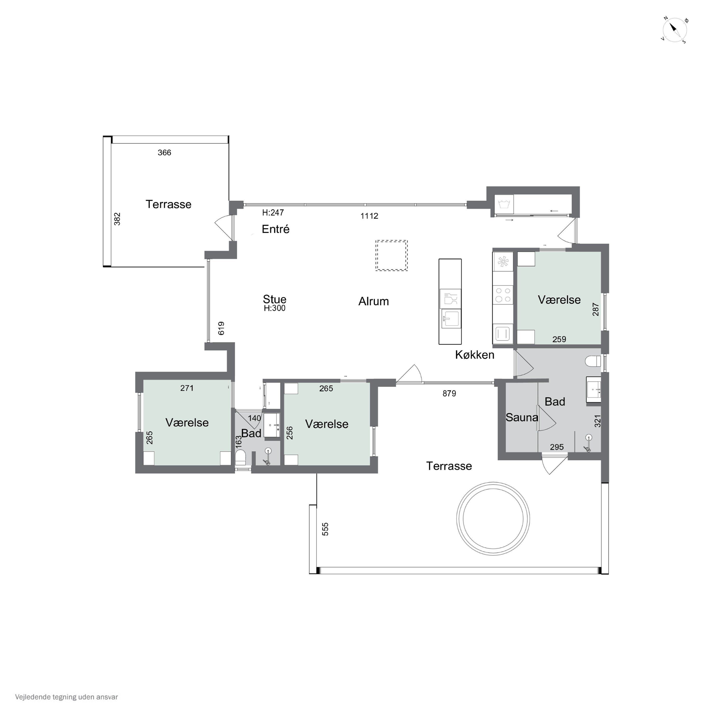 Plantegninger billede af Bækrenden 1, Lønstrup, 9800 Hjørring