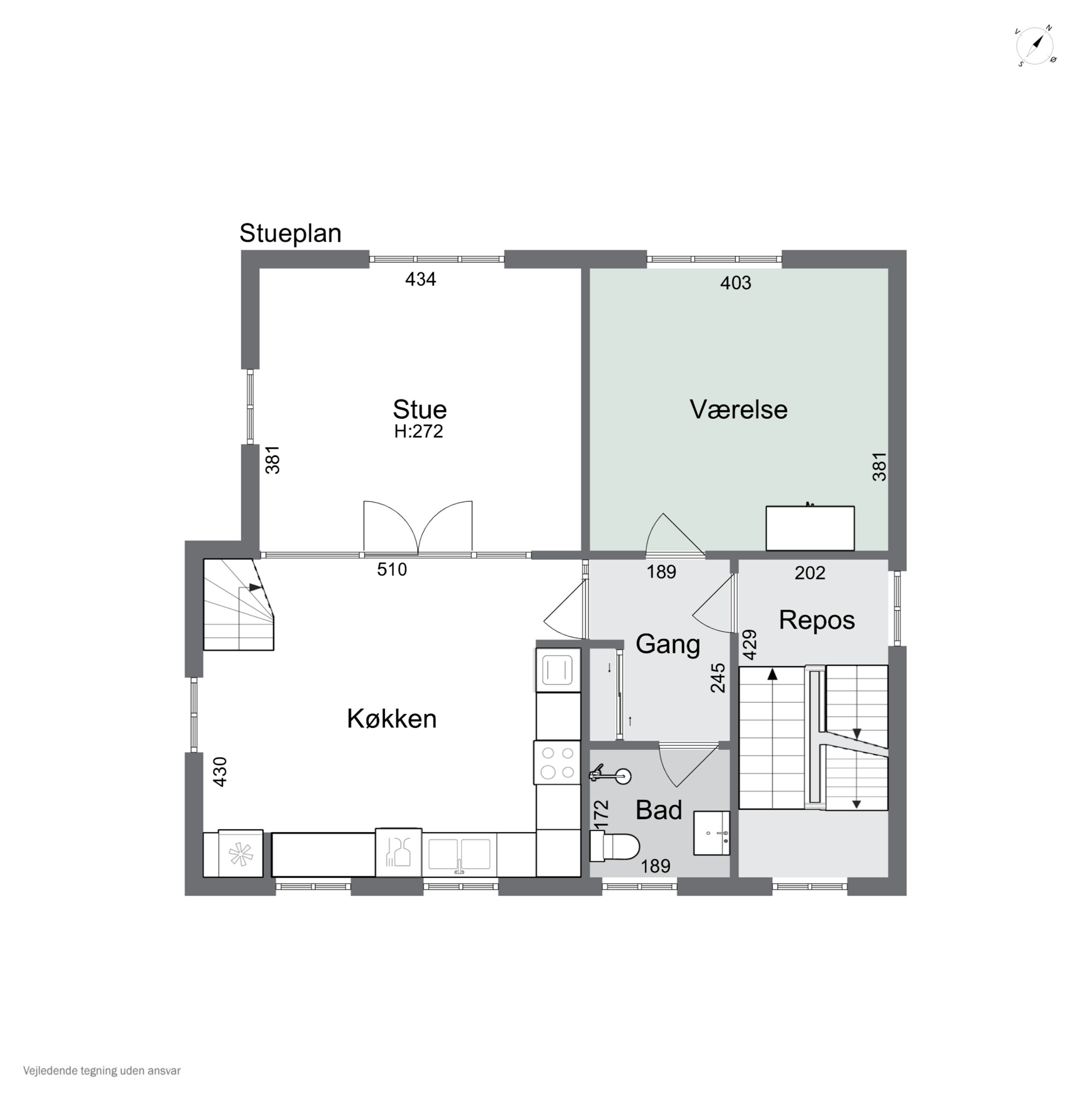 Plantegninger billede af Caroline Amalie Vej 72, 1., 2800 Kongens Lyngby