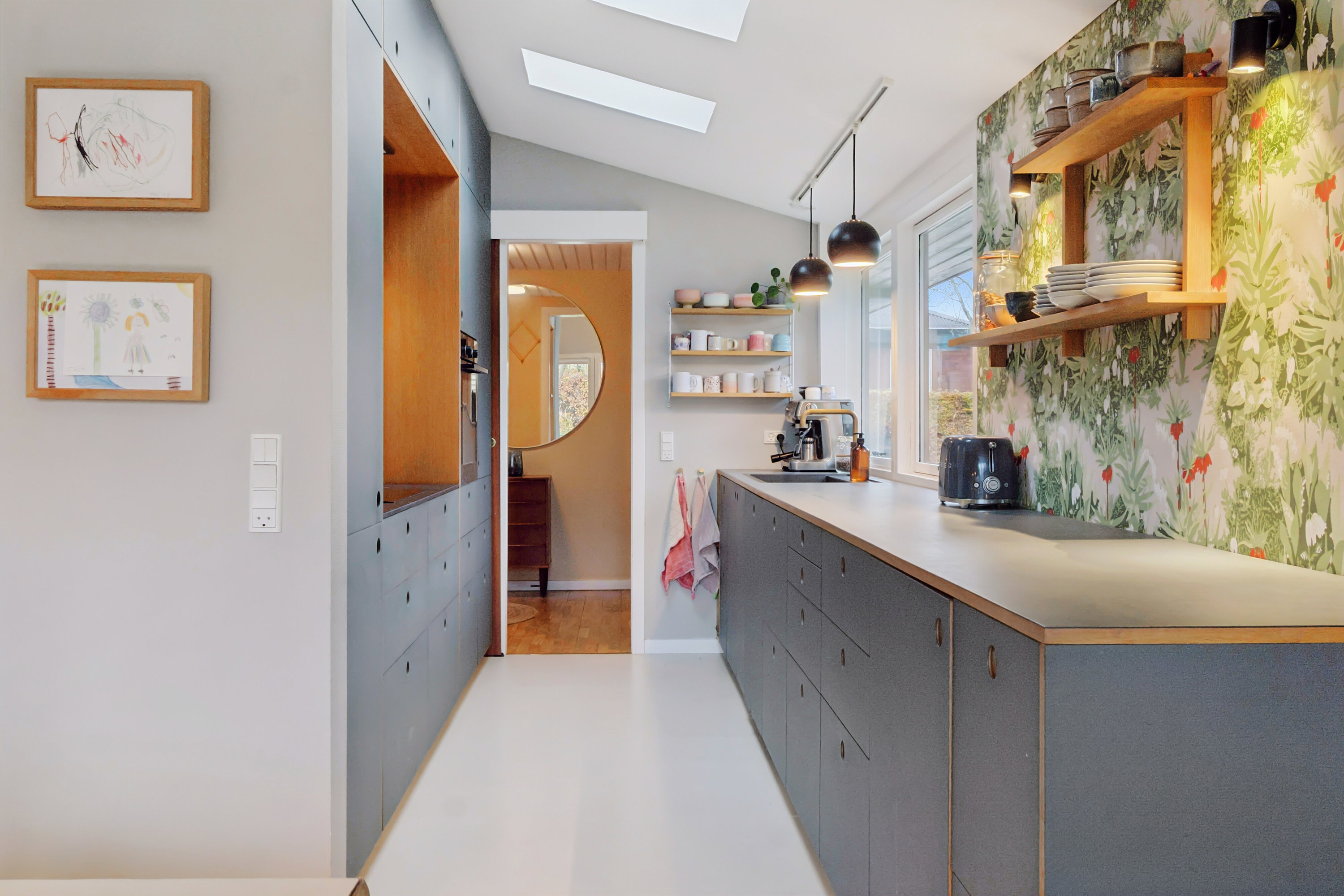 Fremhævet køkken billede i fuldskærmstilstand. Billede af Odensevej 58, Himmelev, 4000 Roskilde