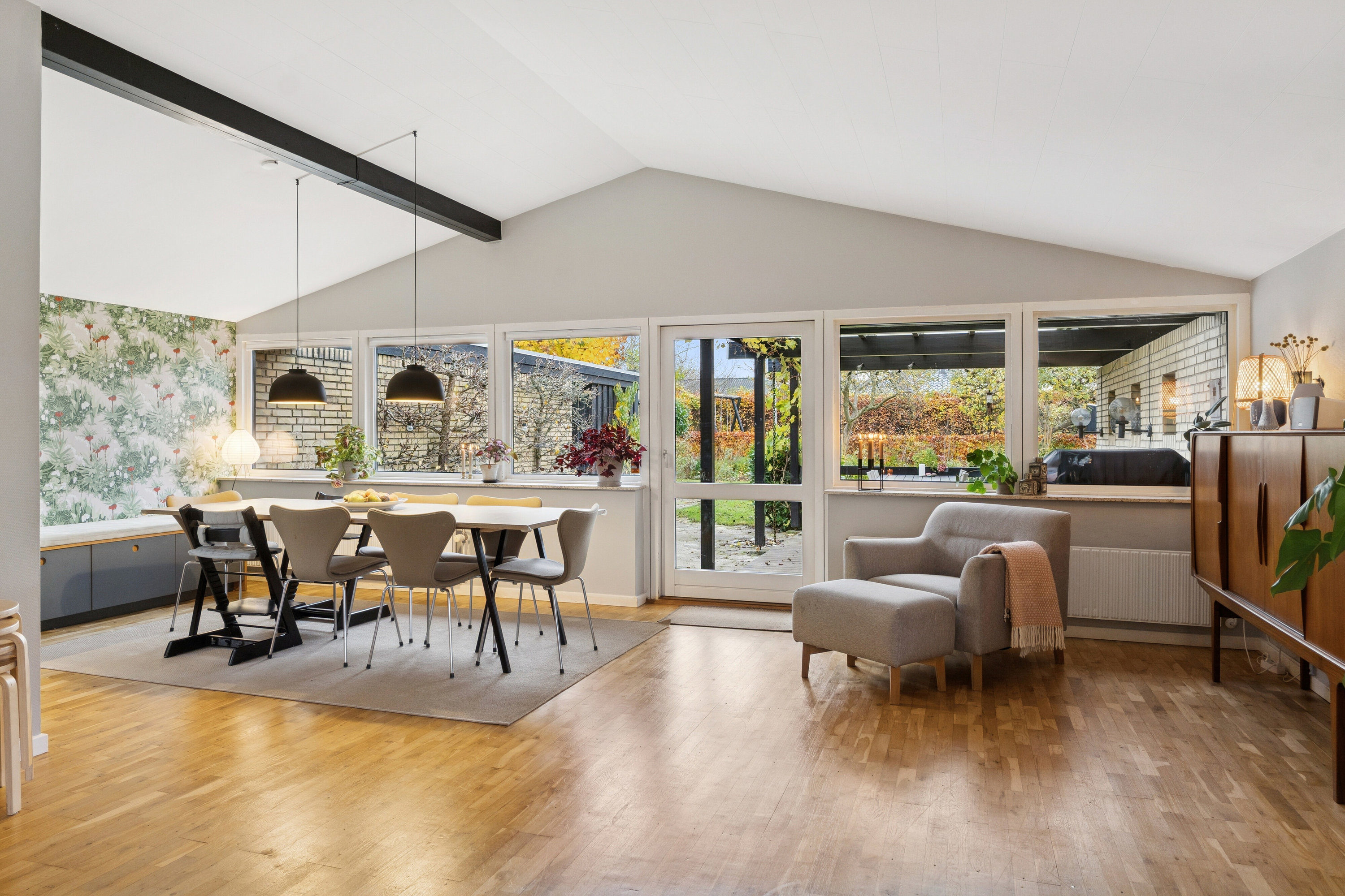 Fremhævet spisestue billede i fuldskærmstilstand. Billede af Odensevej 58, Himmelev, 4000 Roskilde