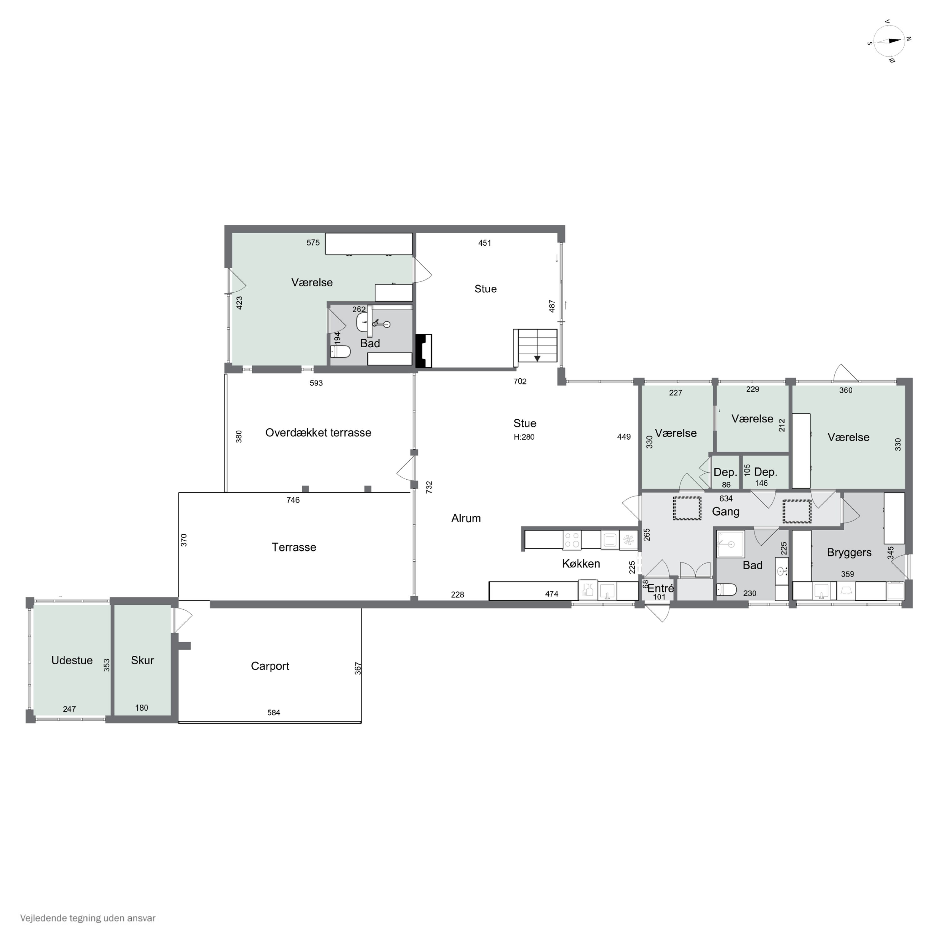 Plantegninger billede af Odensevej 58, Himmelev, 4000 Roskilde