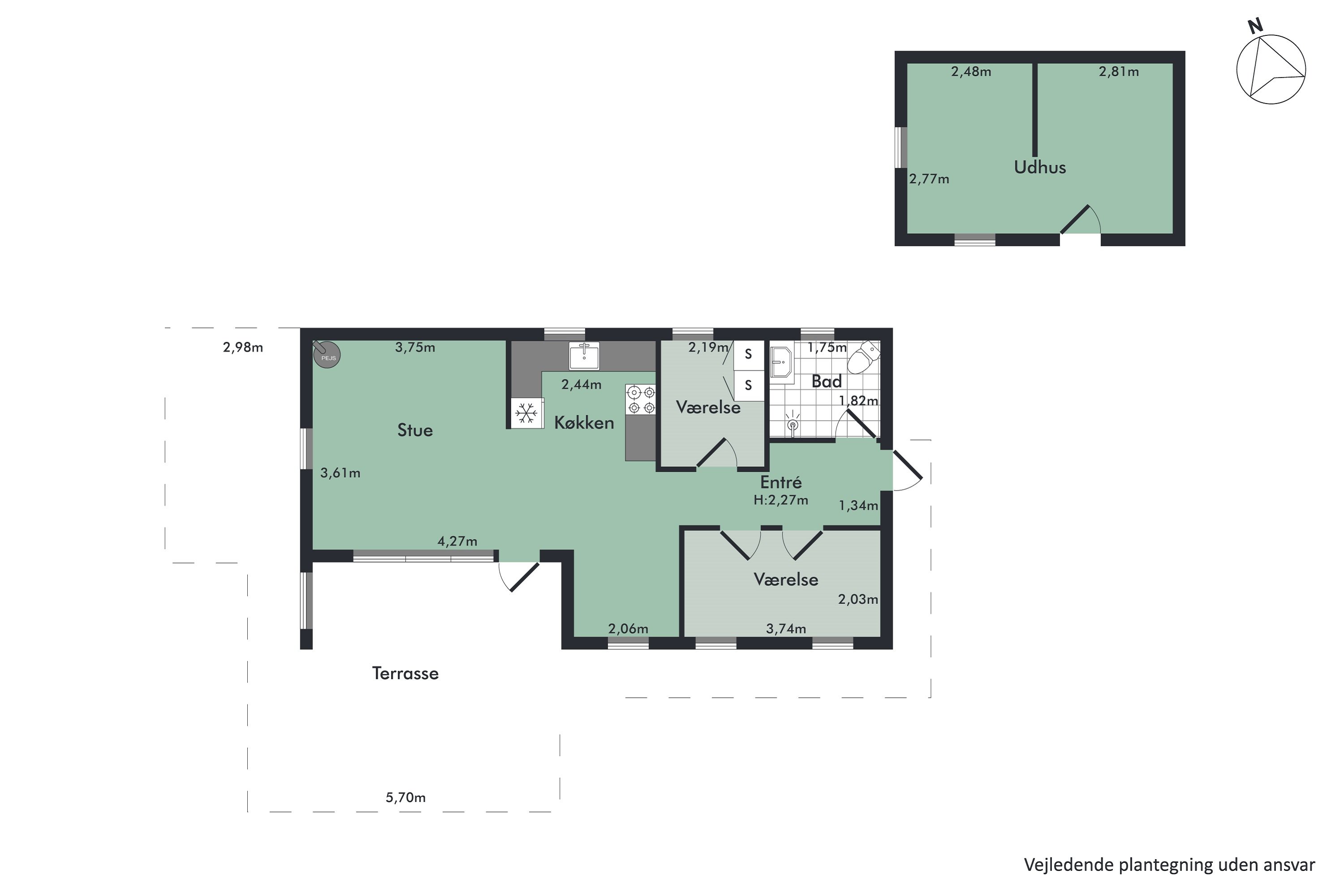 Plantegninger billede af Lyngtoften 42, 9370 Hals