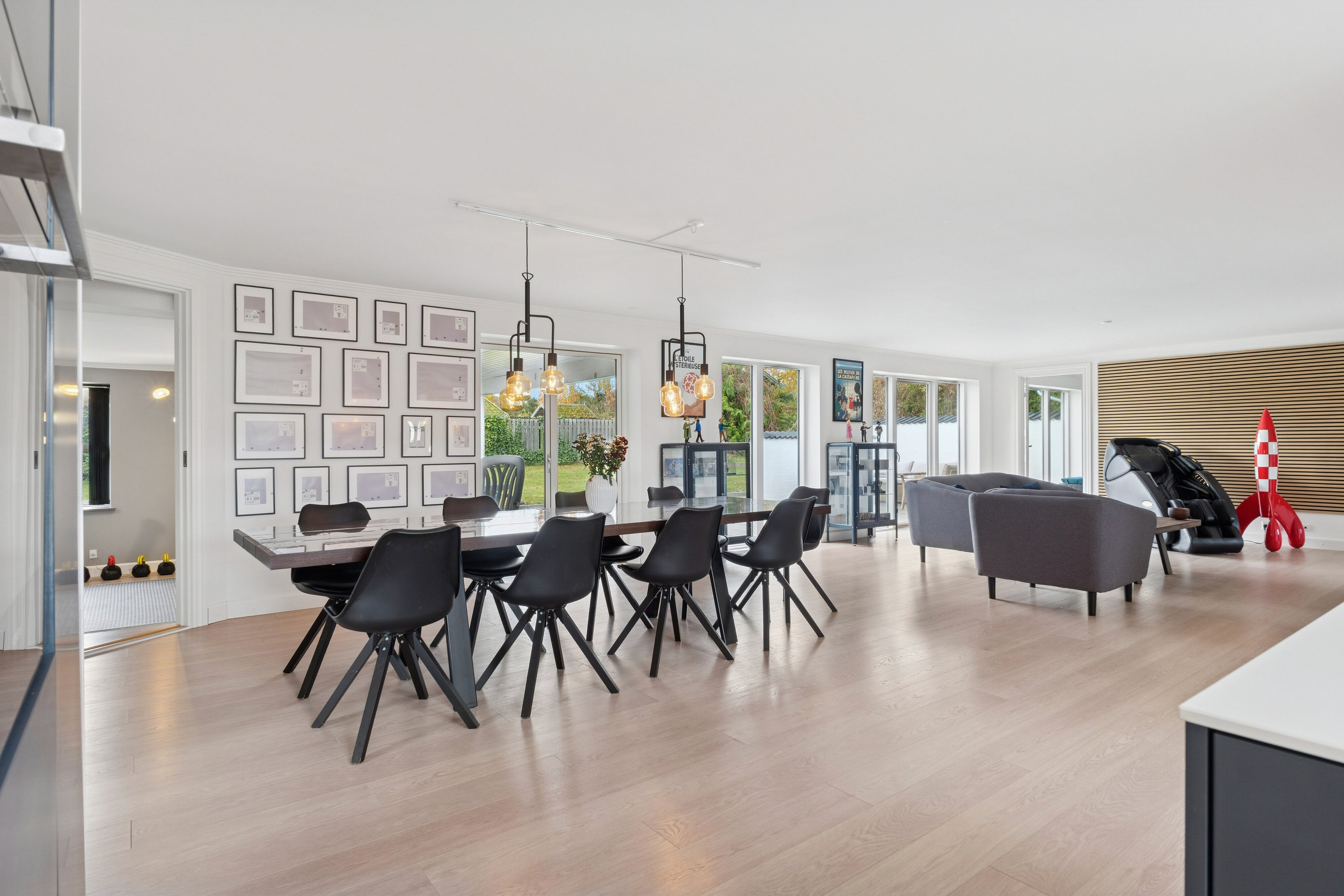 Fremhævet spisestue billede i fuldskærmstilstand. Billede af Hjortevænget 138, 5800 Nyborg