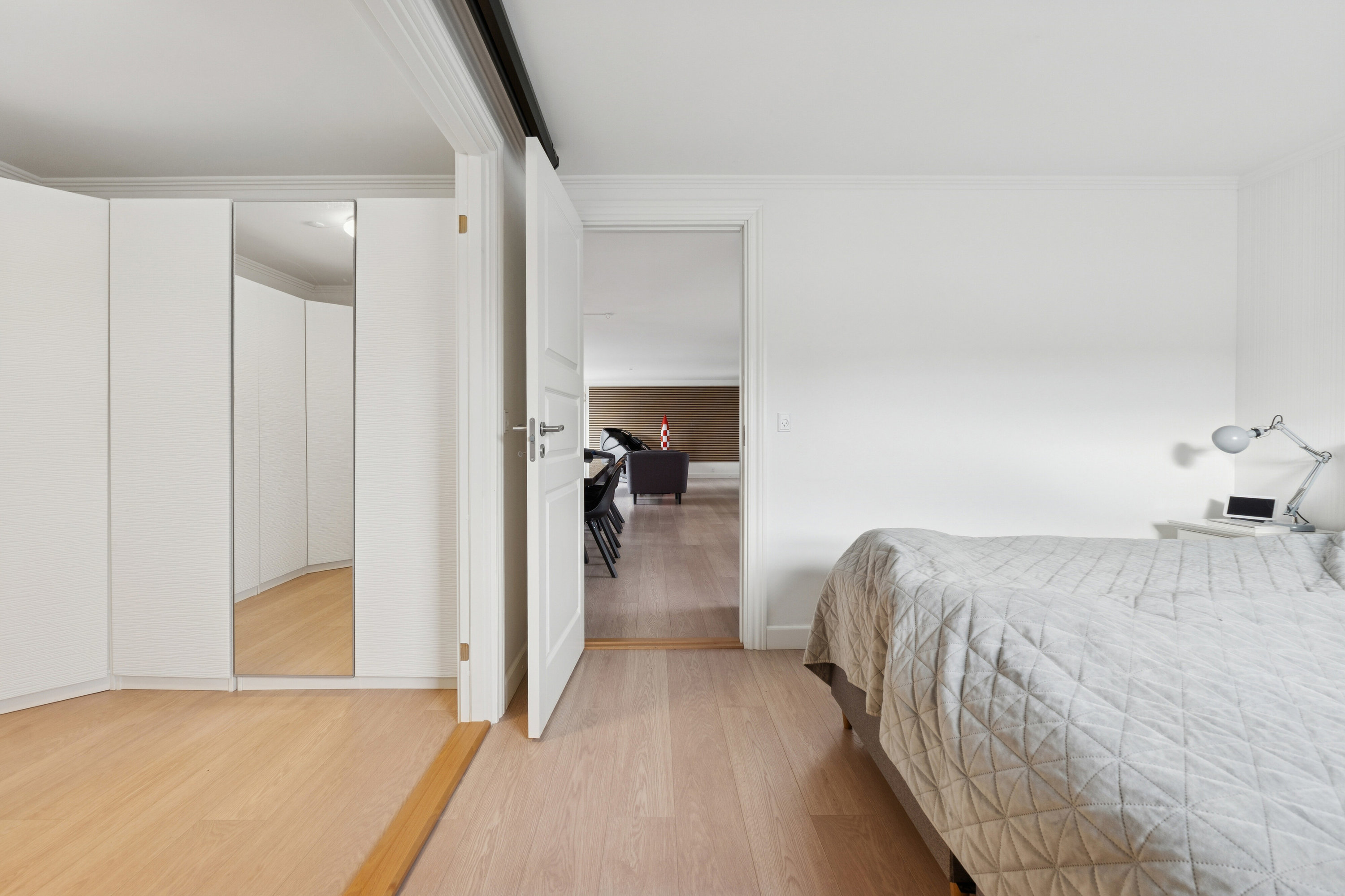 Fremhævet soveværelse billede i fuldskærmstilstand. Billede af Hjortevænget 138, 5800 Nyborg