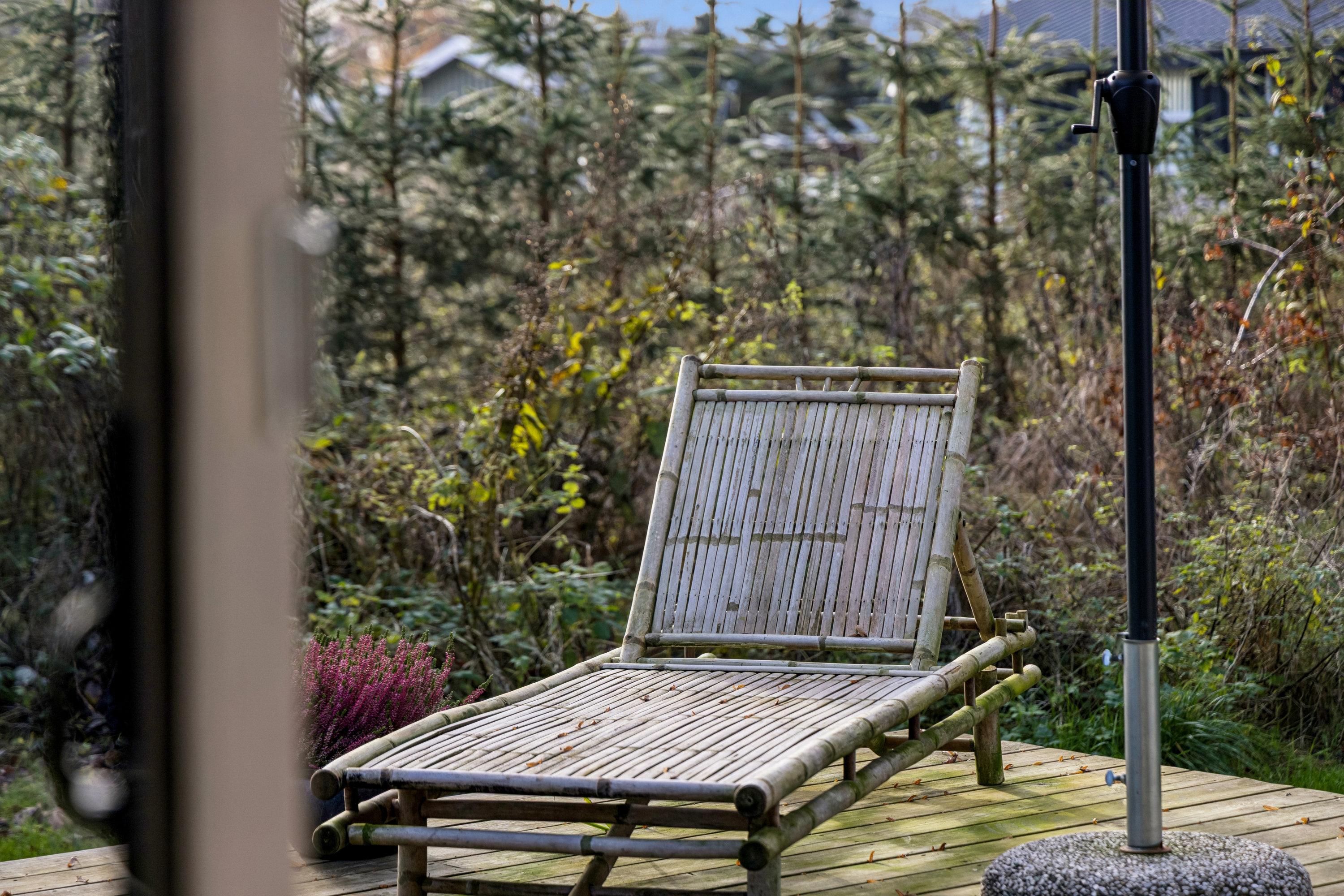 Fremhævet terrasse billede i fuldskærmstilstand. Billede af Lyngtoften 42, 9370 Hals