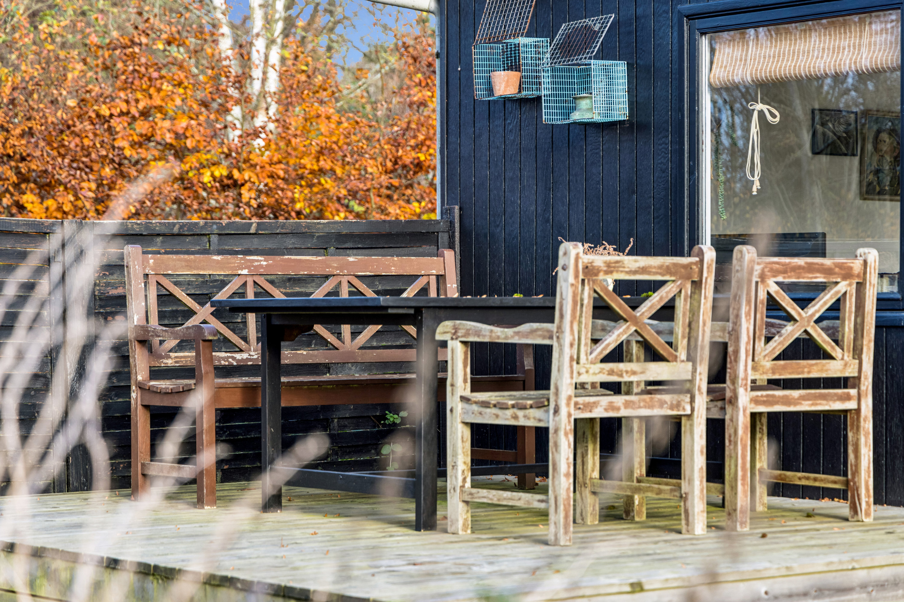 Fremhævet terrasse billede i fuldskærmstilstand. Billede af Lyngtoften 42, 9370 Hals