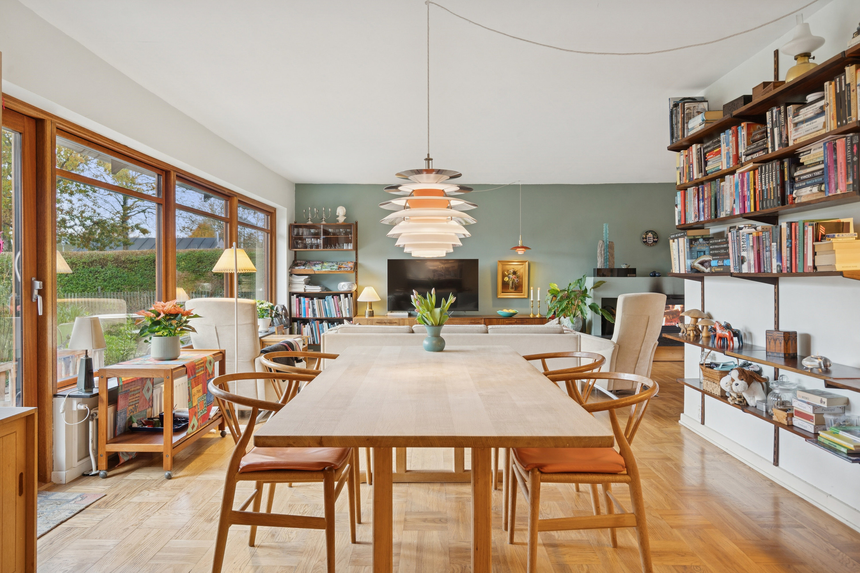 Fremhævet spisestue billede i fuldskærmstilstand. Billede af H.P. Simonsens Allé 185, Sanderum, 5250 Odense SV