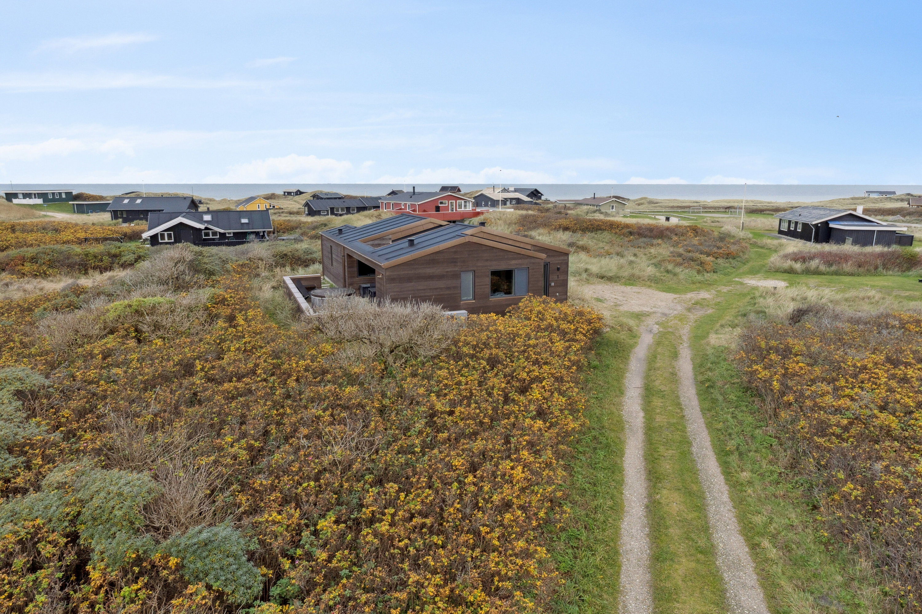 Fremhævet udsigt fra toppen billede i fuldskærmstilstand. Billede af Bækrenden 1, Lønstrup, 9800 Hjørring