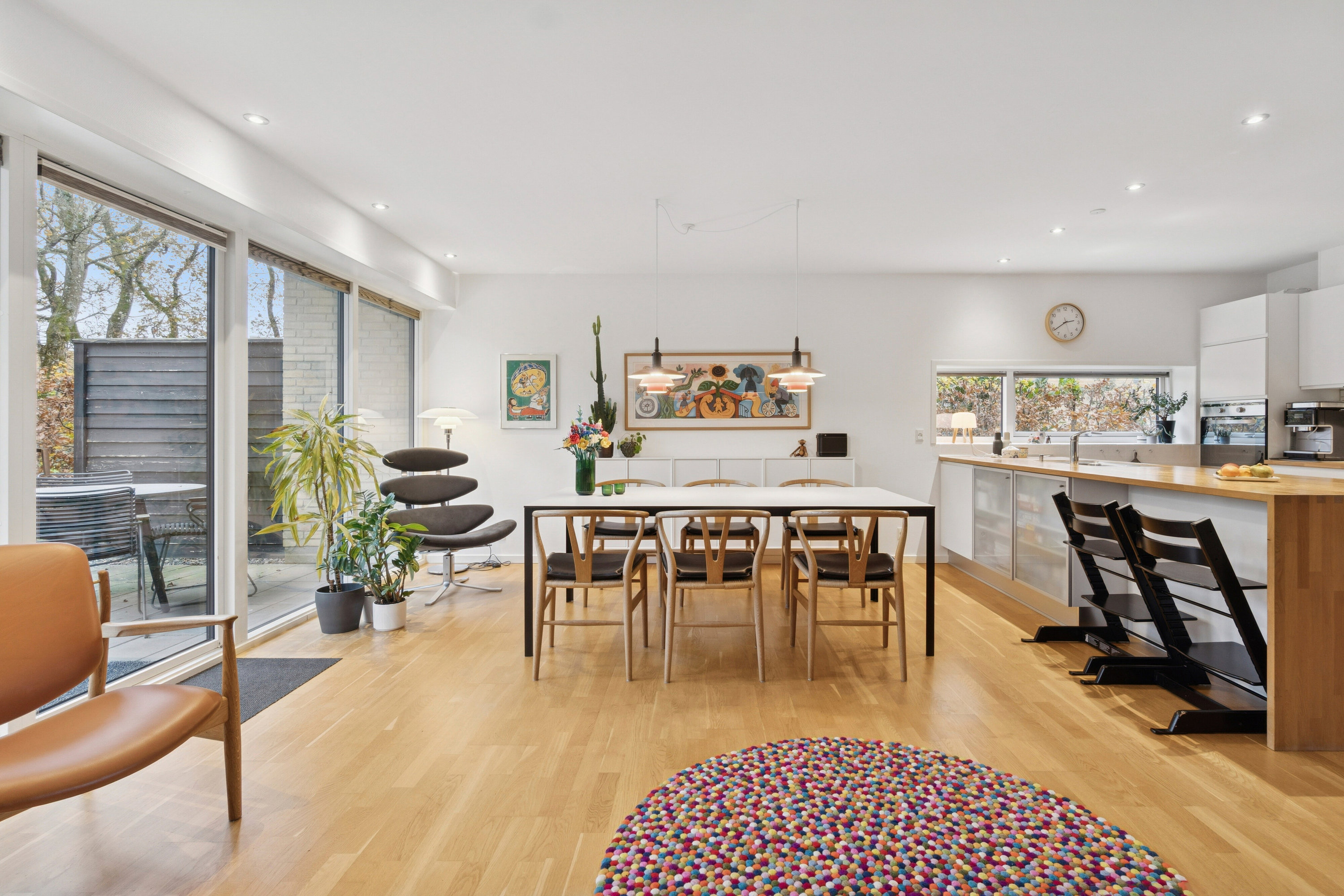 Fremhævet spisestue billede i fuldskærmstilstand. Billede af Balle Husevej 119, 8600 Silkeborg