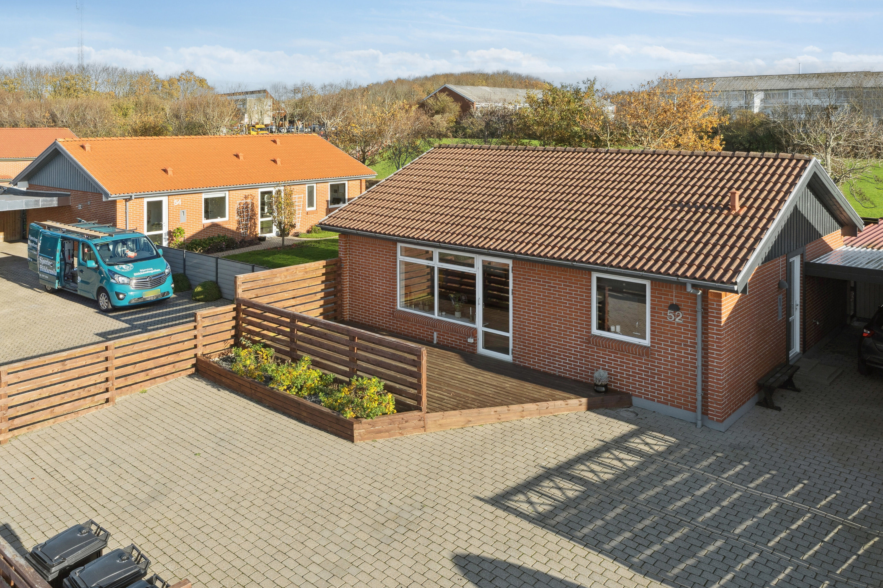 Fremhævet set ovenfra billede i fuldskærmstilstand. Billede af Nørrevænge 52, 7700 Thisted