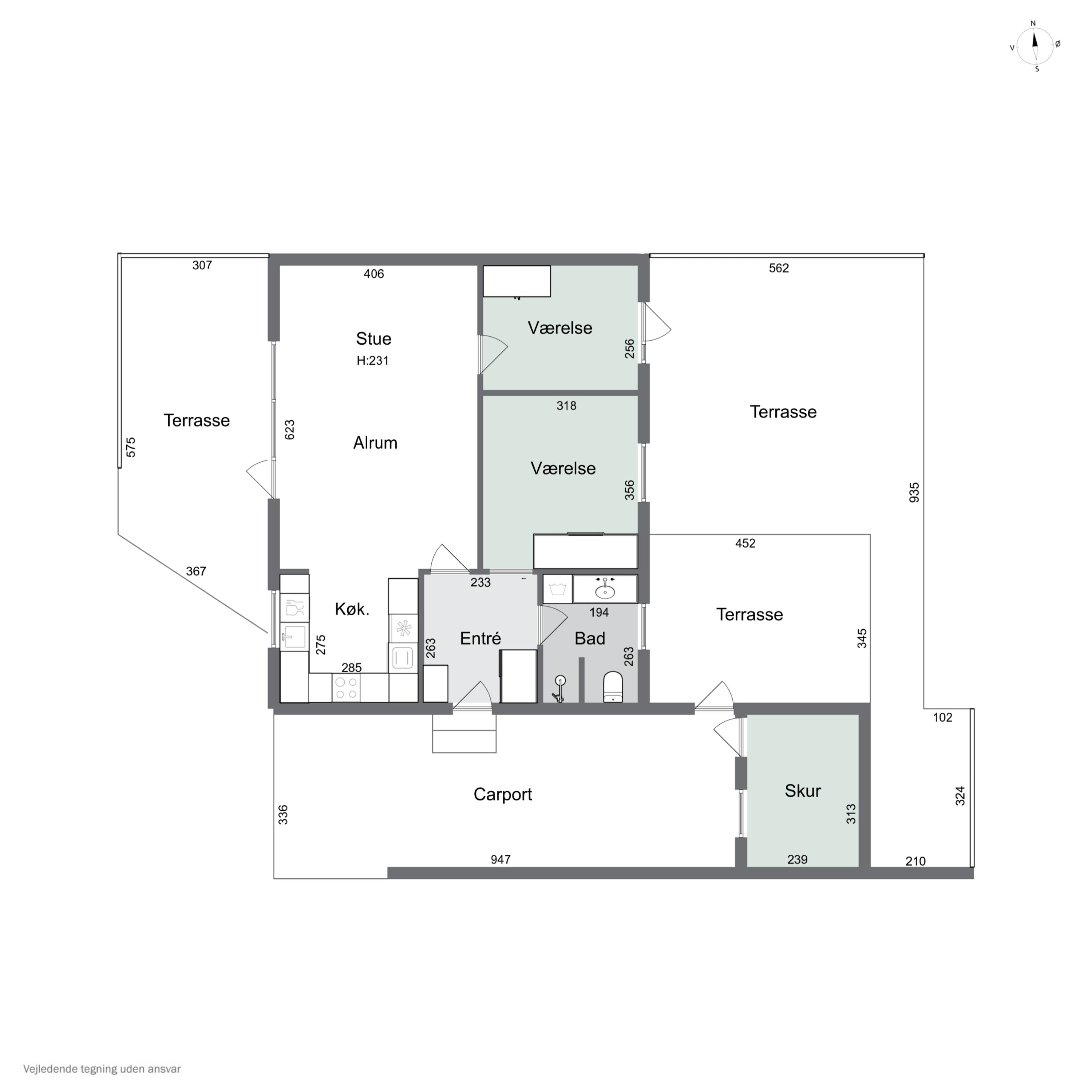 Plantegninger billede af Nørrevænge 52, 7700 Thisted