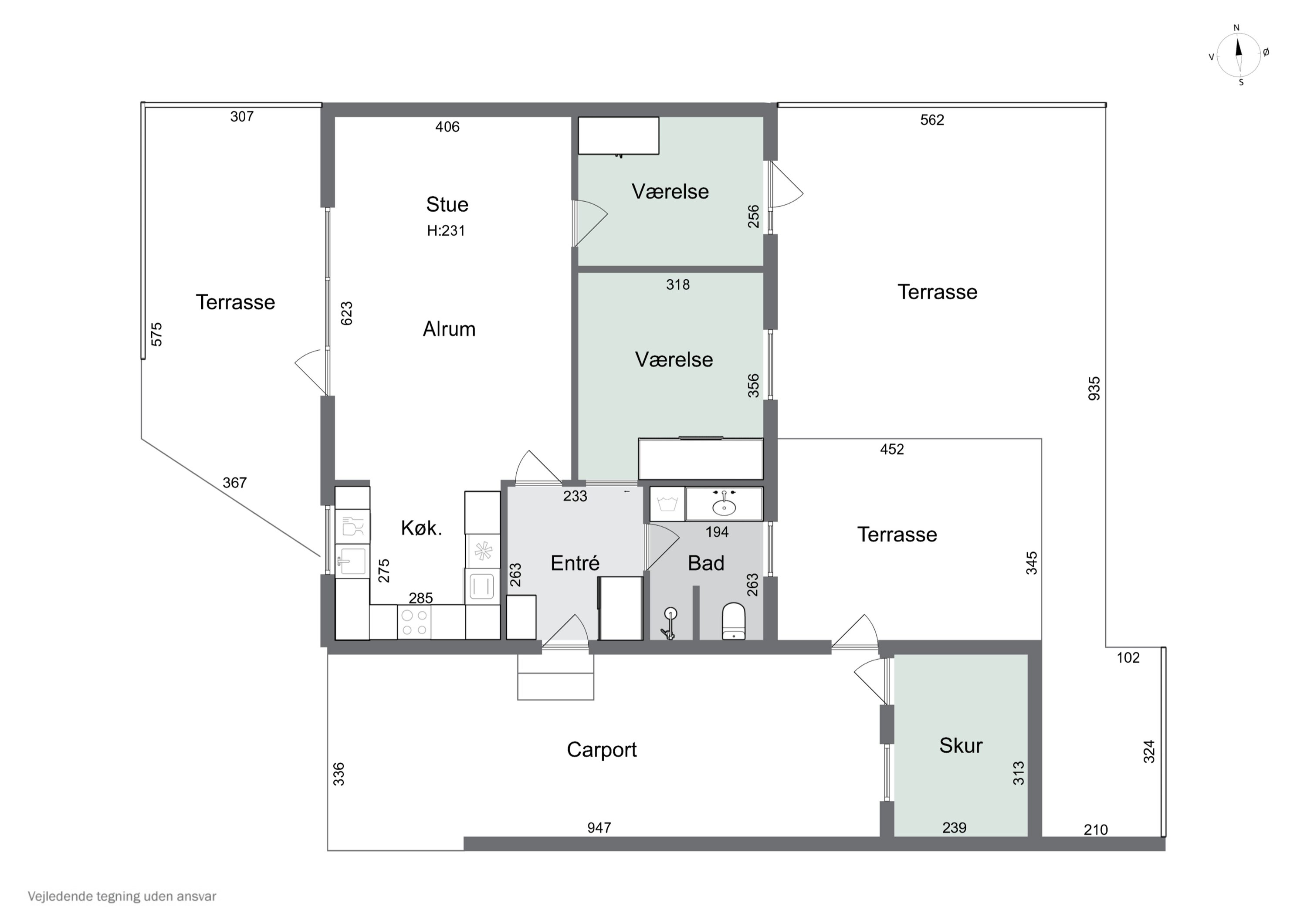 Plantegninger billede af Nørrevænge 52, 7700 Thisted