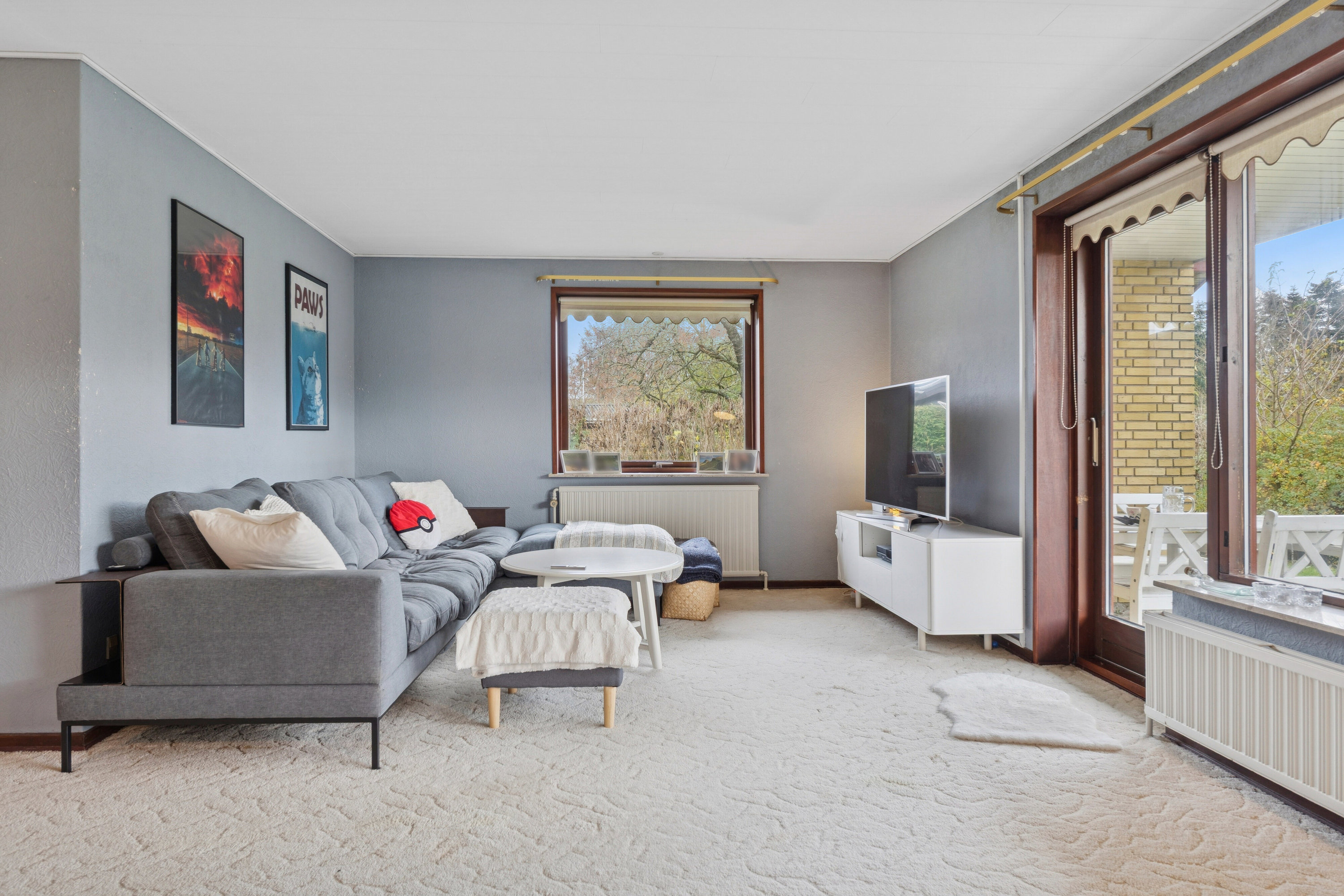 Fremhævet stue billede i fuldskærmstilstand. Billede af Ellingevej 17A, Refsvindinge, 5853 Ørbæk