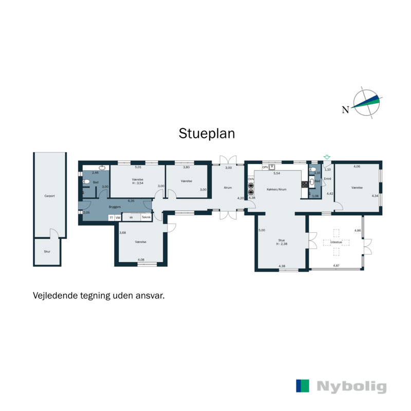 Plantegninger billede af Mandalsvej 1, Christiansbjerg, 8200 Aarhus N