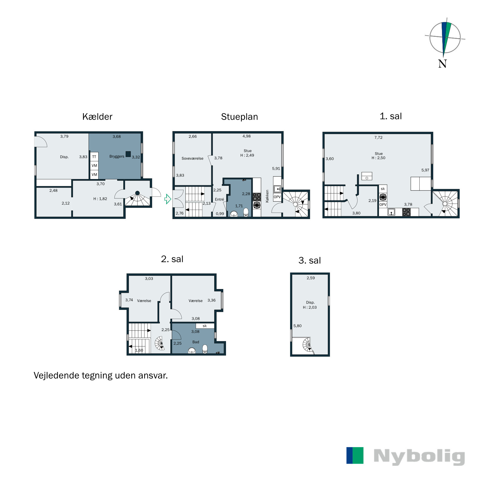 Plantegninger billede af Emil Bojsens Gade 6, 8700 Horsens
