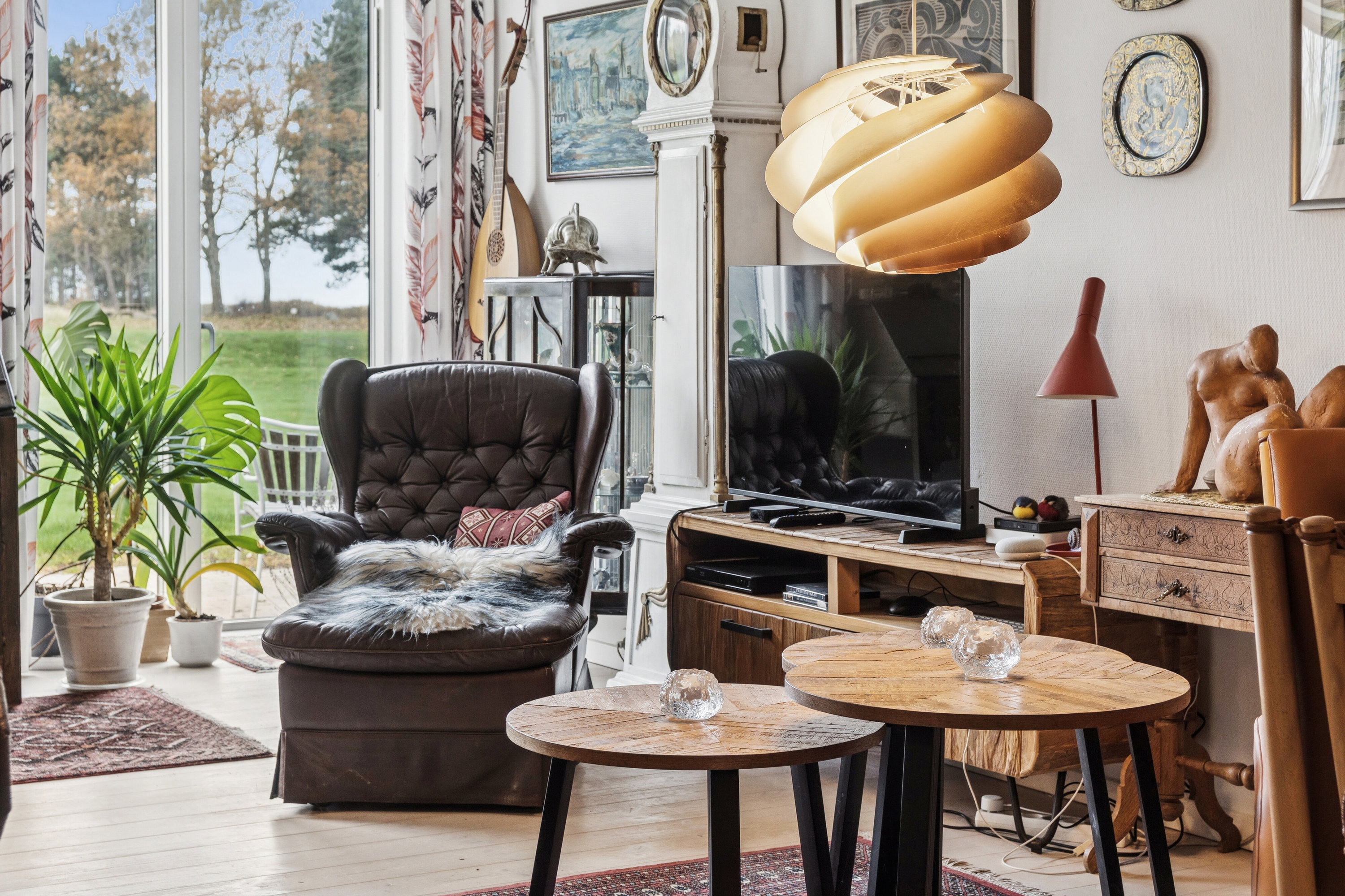 Fremhævet stue billede i fuldskærmstilstand. Billede af Høve Klitbo 8, 4550 Asnæs