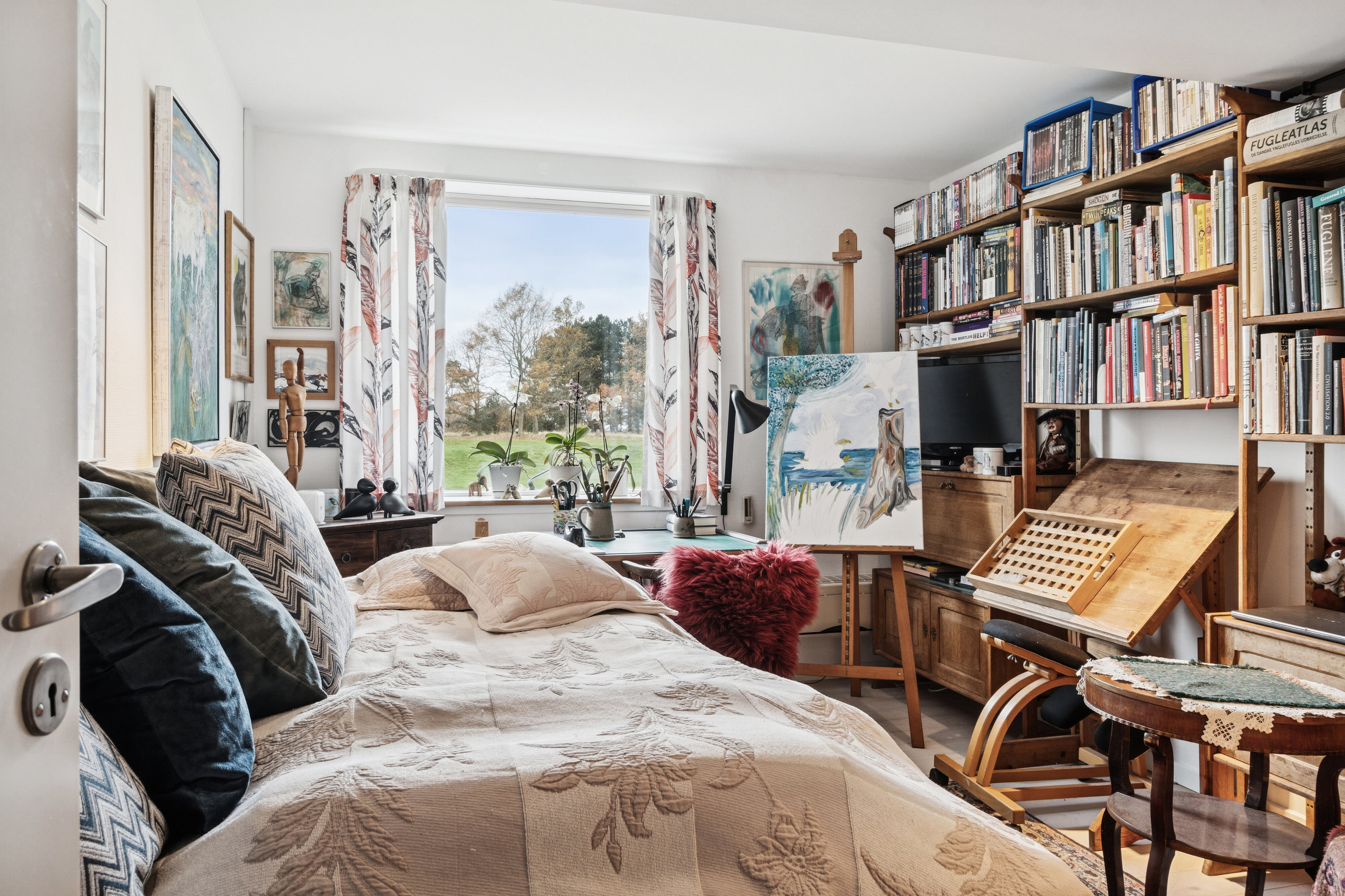 Fremhævet soveværelse billede i fuldskærmstilstand. Billede af Høve Klitbo 8, 4550 Asnæs