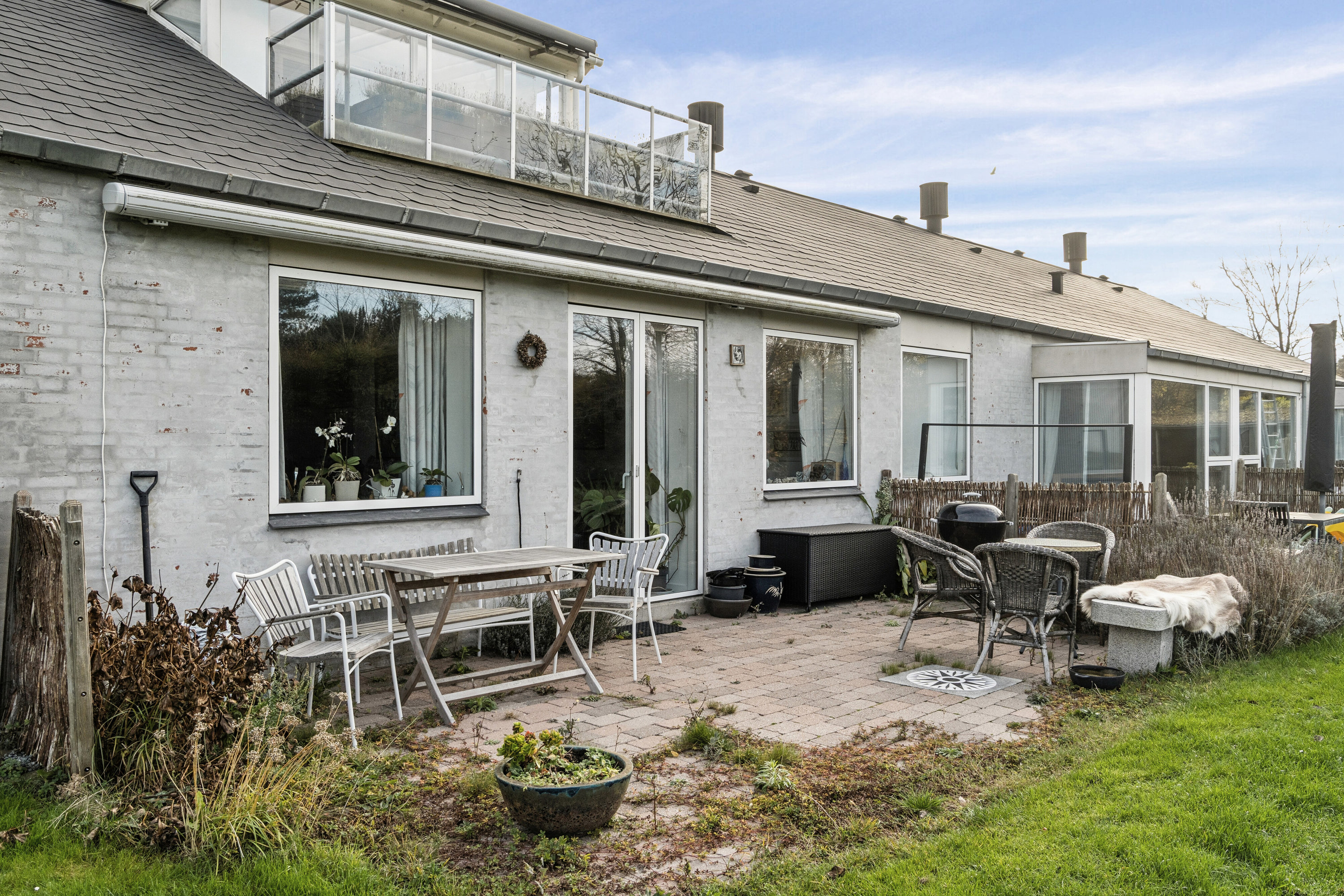 Fremhævet set fra haven billede i fuldskærmstilstand. Billede af Høve Klitbo 8, 4550 Asnæs