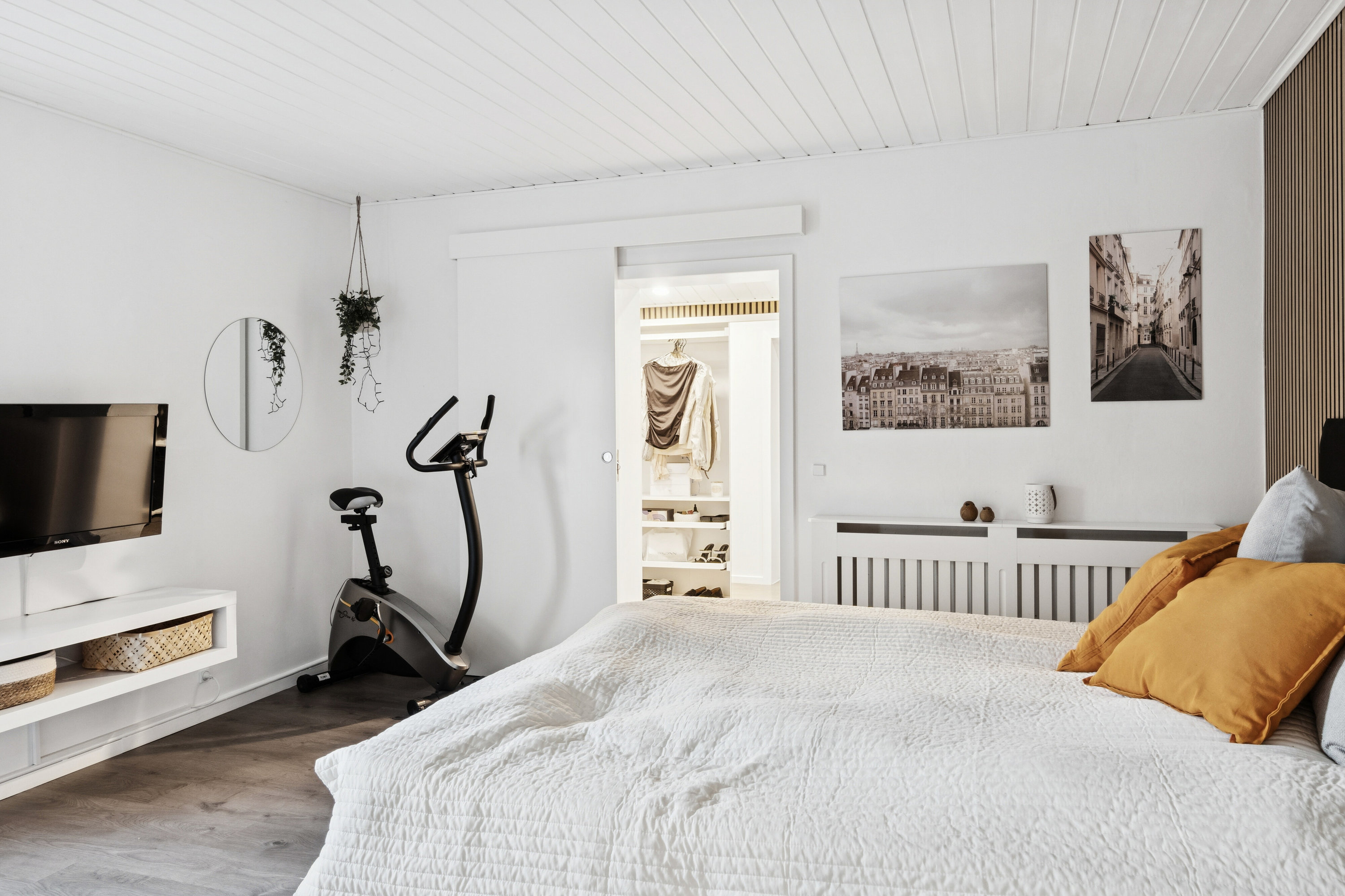 Fremhævet soveværelse billede i fuldskærmstilstand. Billede af Bakkekammen 3, 4550 Asnæs