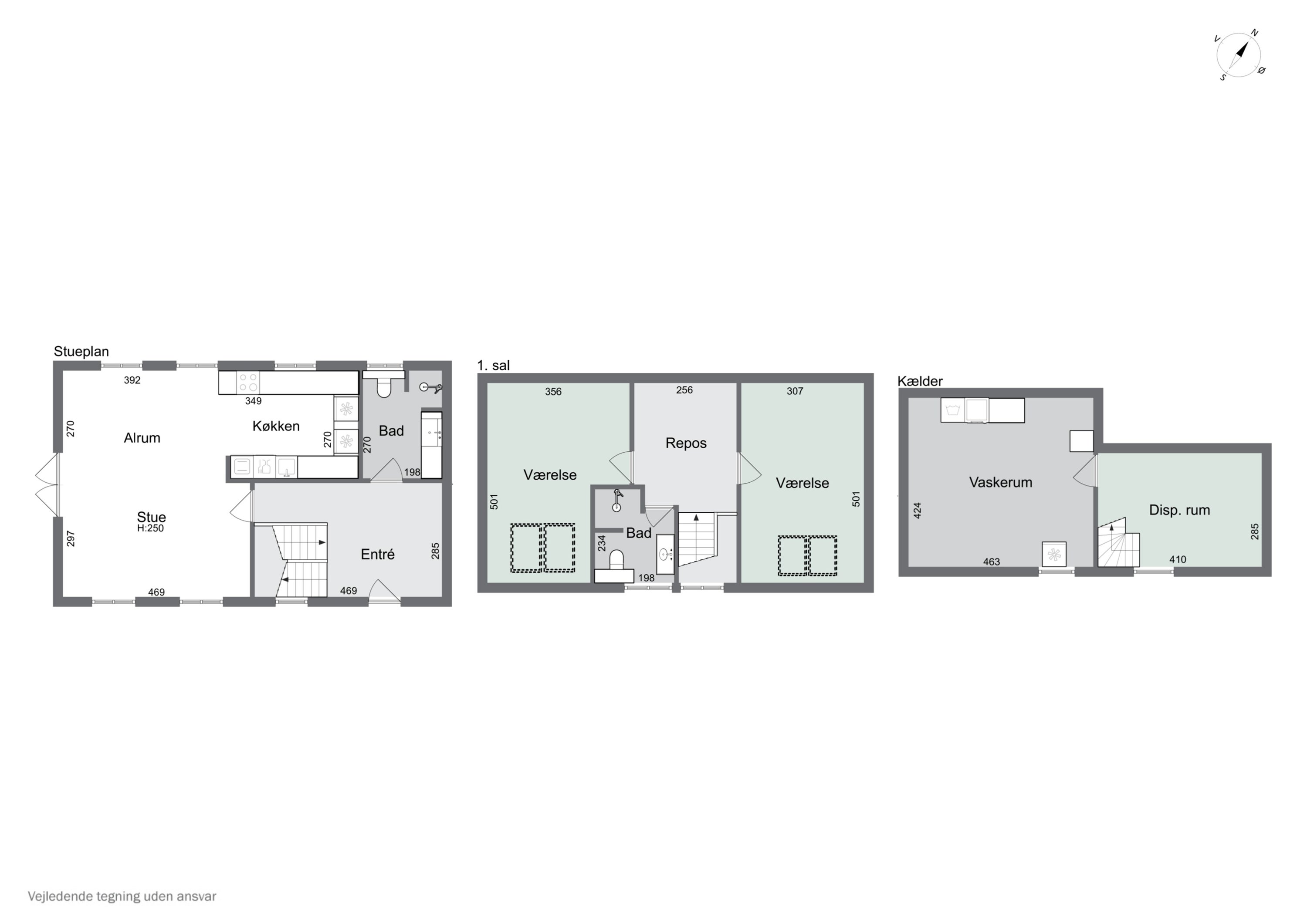 Plantegninger billede af Skagensvej 18, 9800 Hjørring