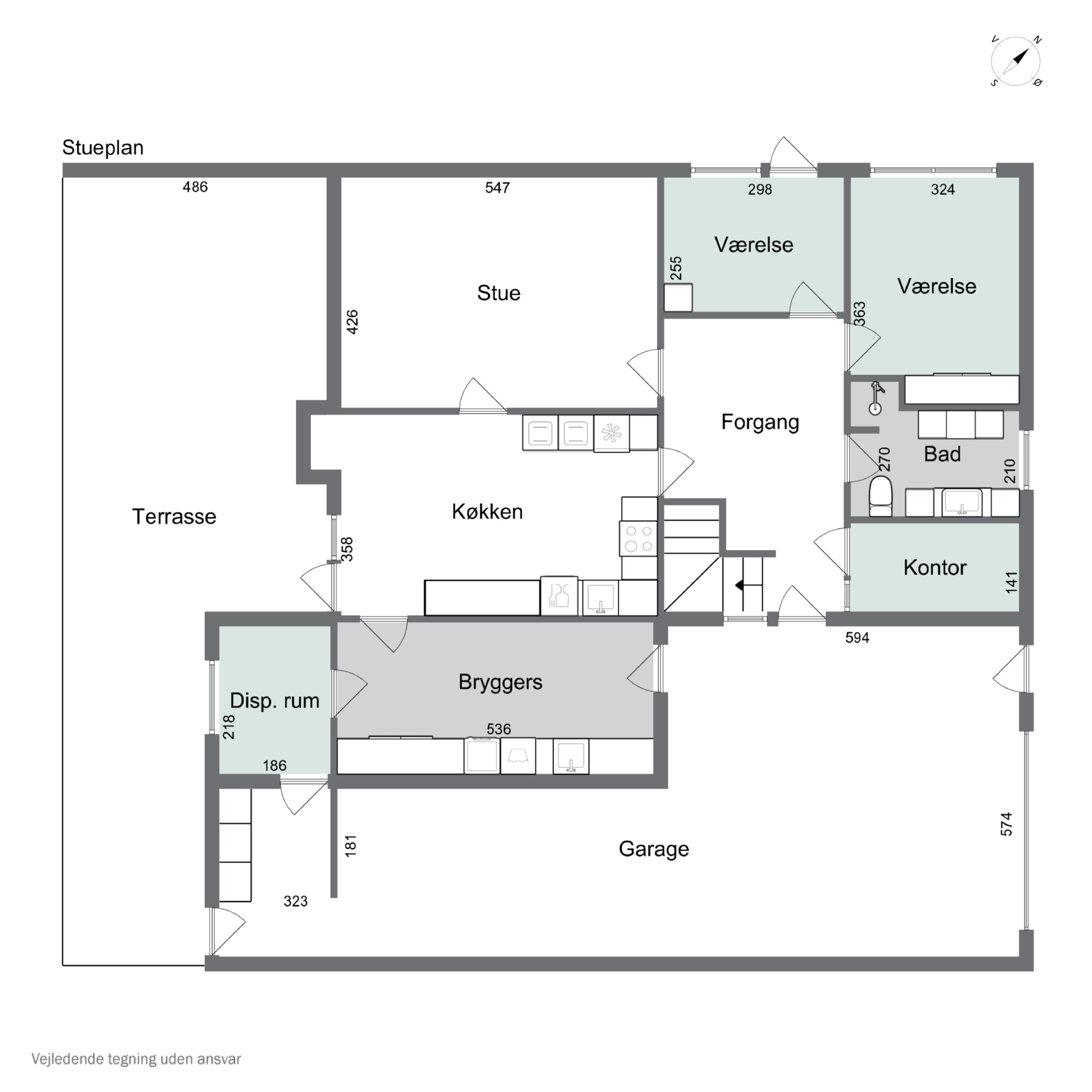 Plantegninger billede af Havremarken 34, 7730 Hanstholm