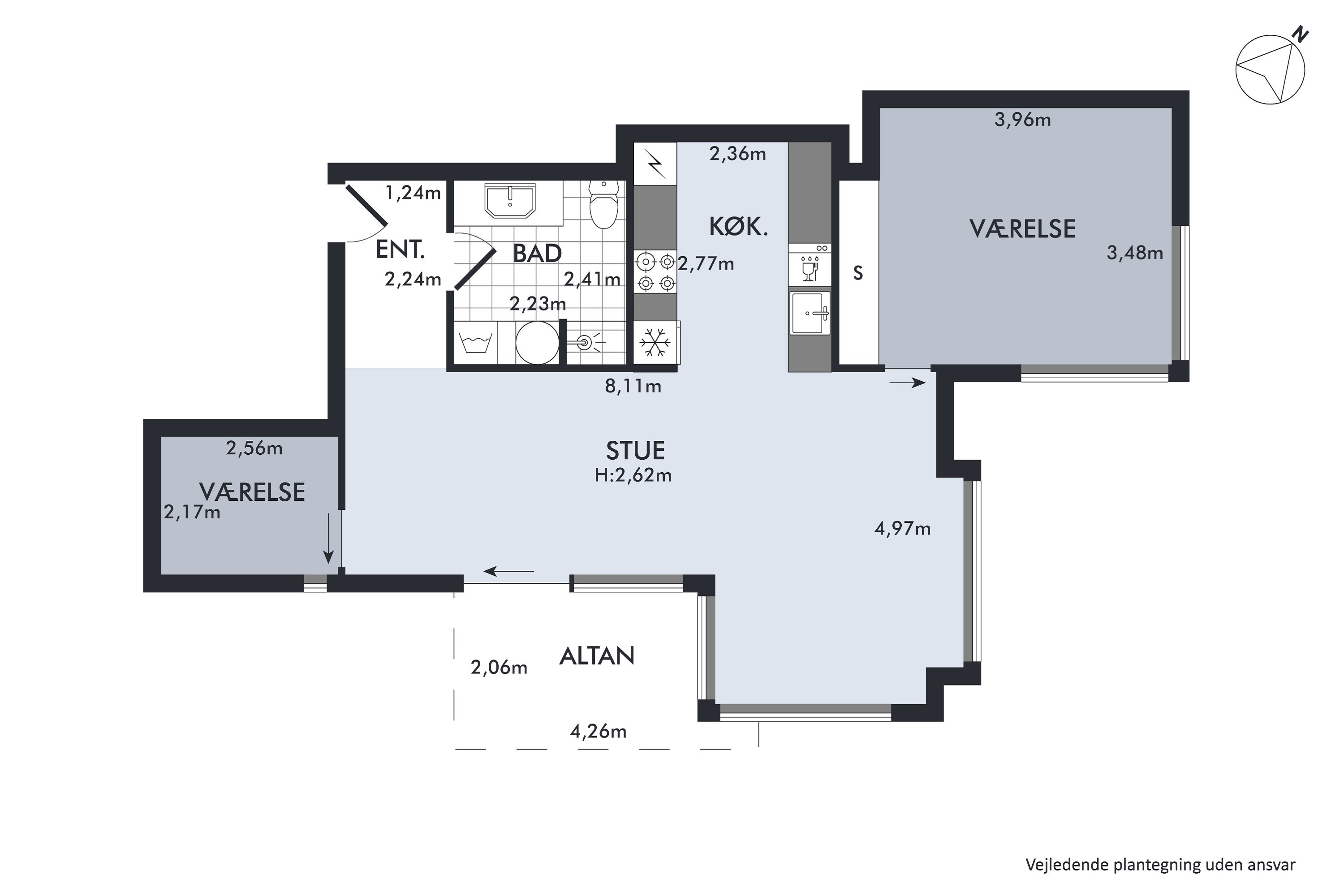 Plantegninger billede af Havneholmen 54, 5. mf., 1561 København V