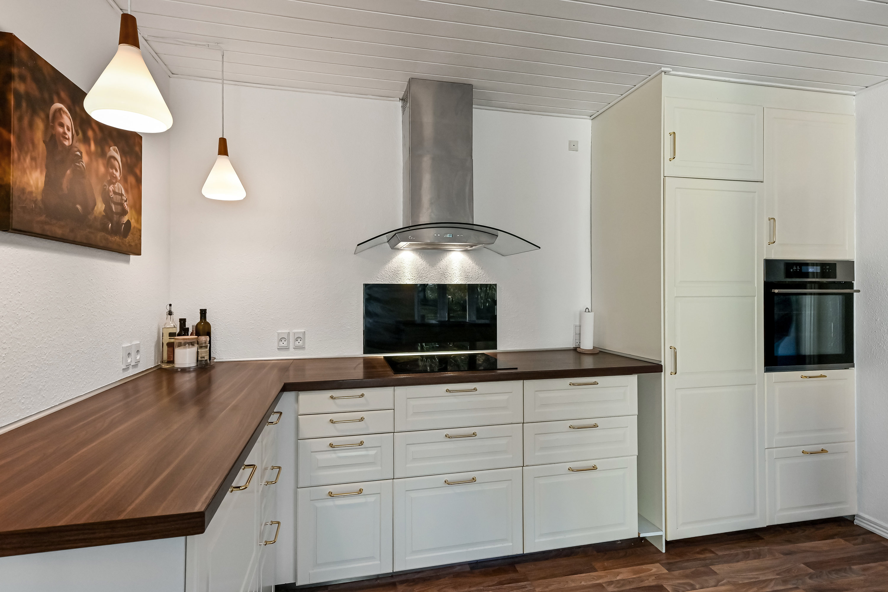 Fremhævet køkken billede i fuldskærmstilstand. Billede af Kollund Byvej 34, 7400 Herning