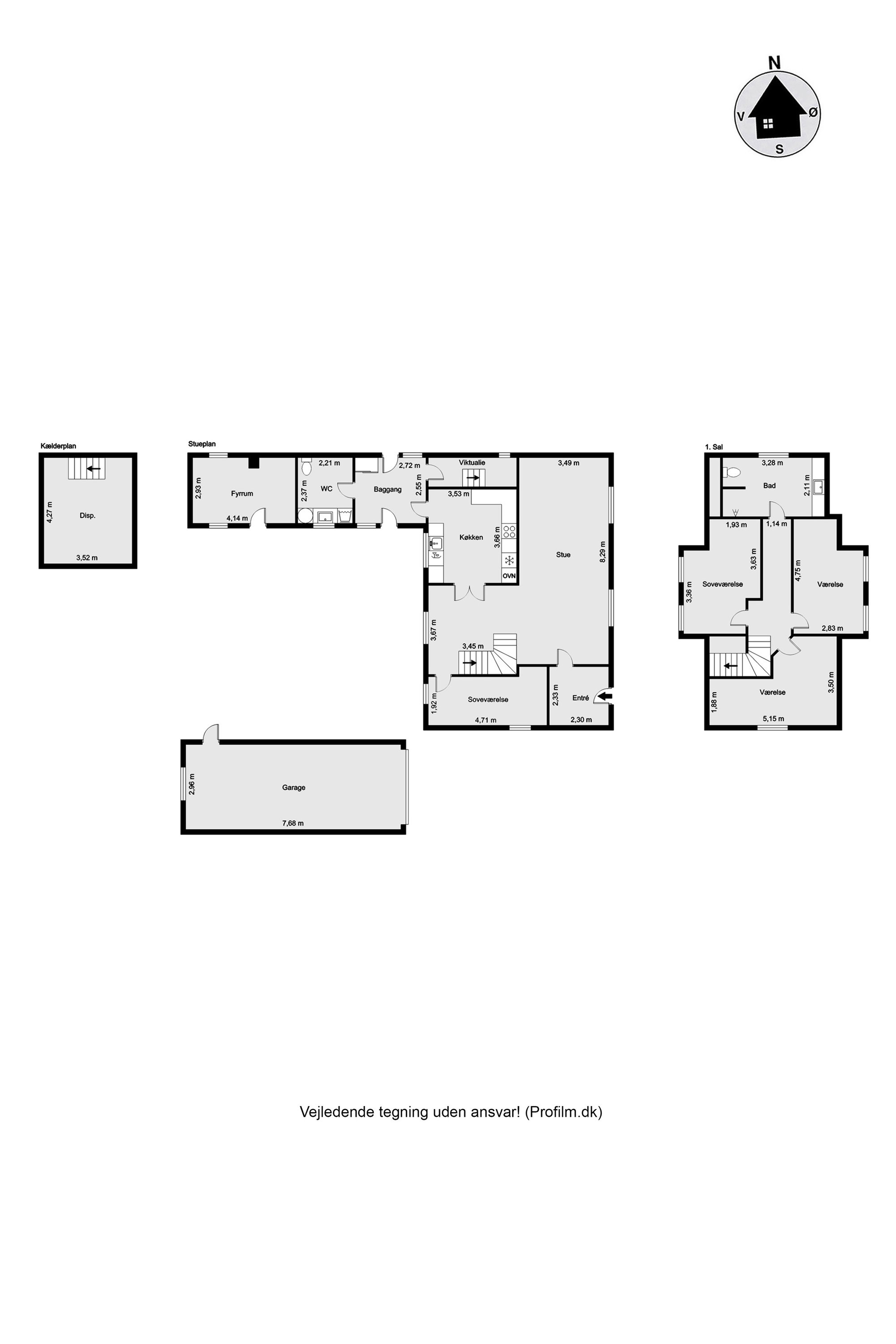 Plantegninger billede af Kollund Byvej 34, 7400 Herning