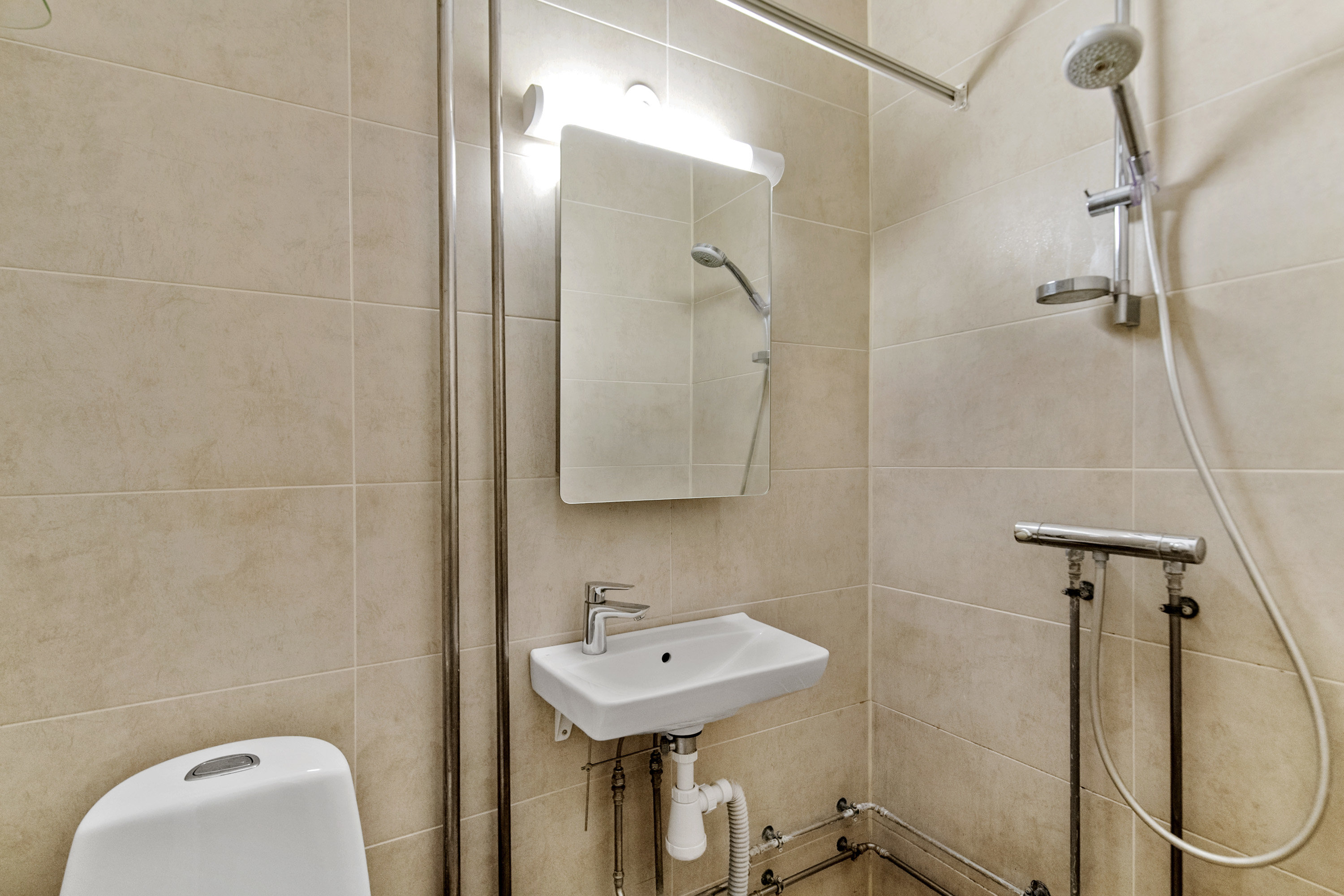 Fremhævet badeværelse billede i fuldskærmstilstand. Billede af Jordbrovej 25, st.. 3., Christiansbjerg , 8200 Aarhus N