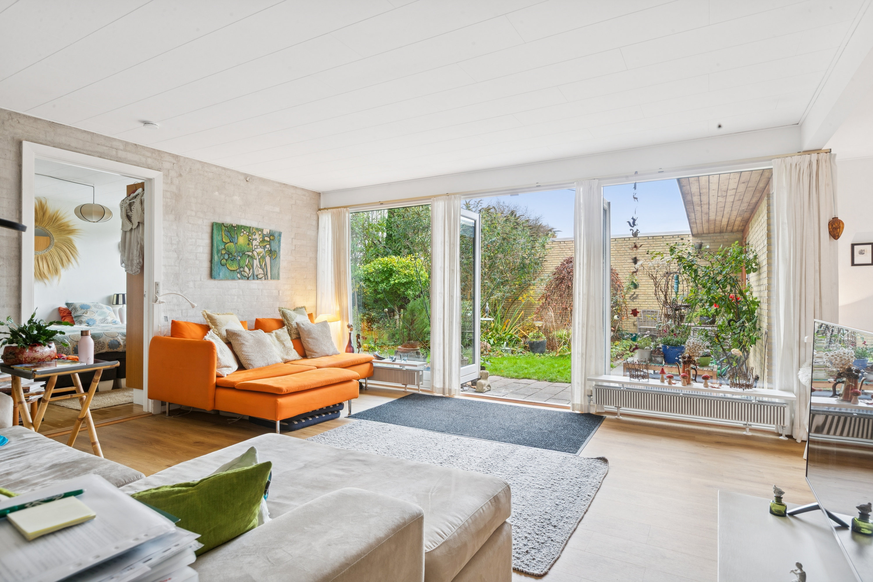 Rækkehus: Stue på Løkkekrogen 44, 2625 Vallensbæk