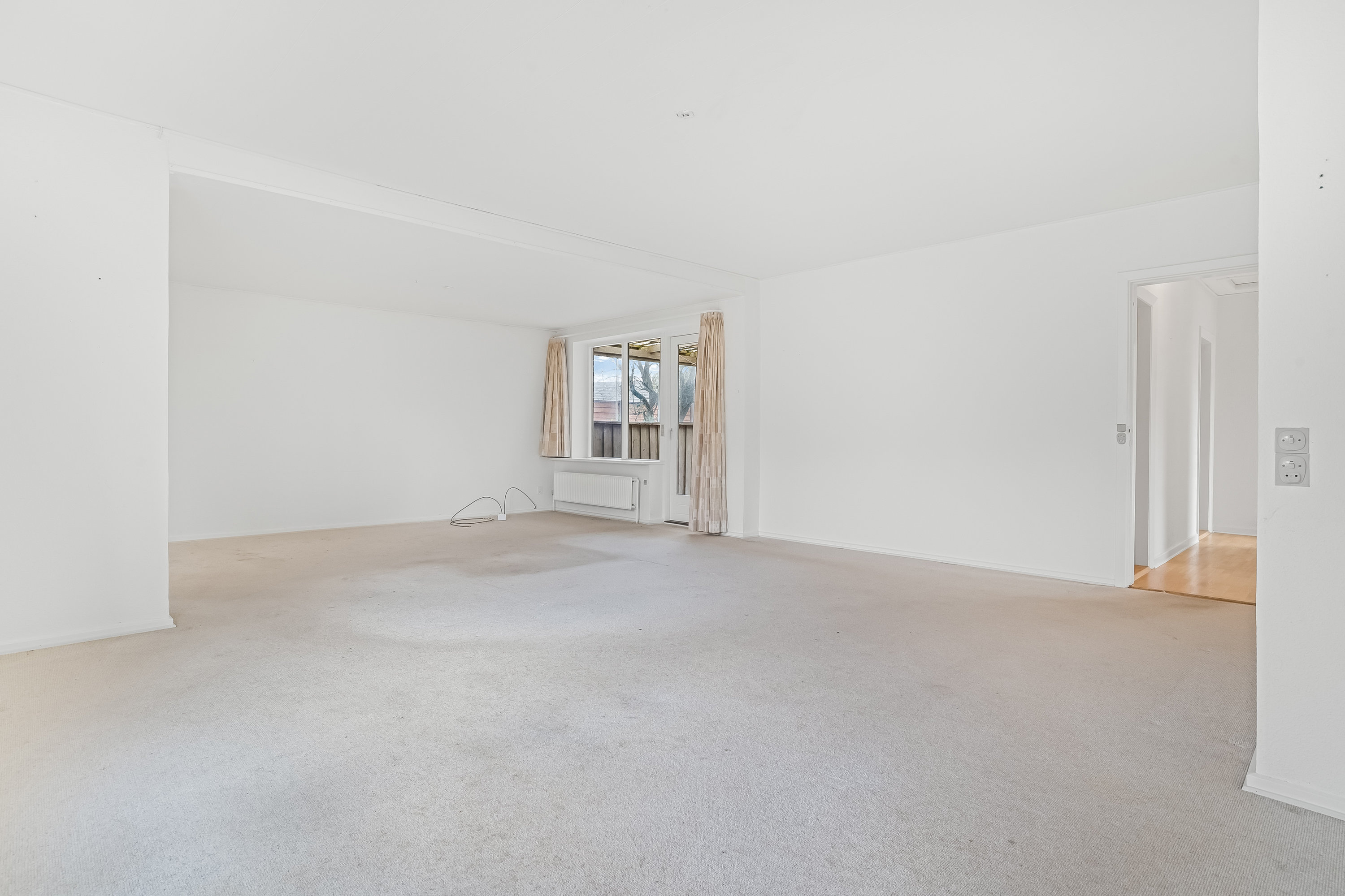 Fremhævet stue billede i fuldskærmstilstand. Billede af Blåbærvej 3, 7500 Holstebro