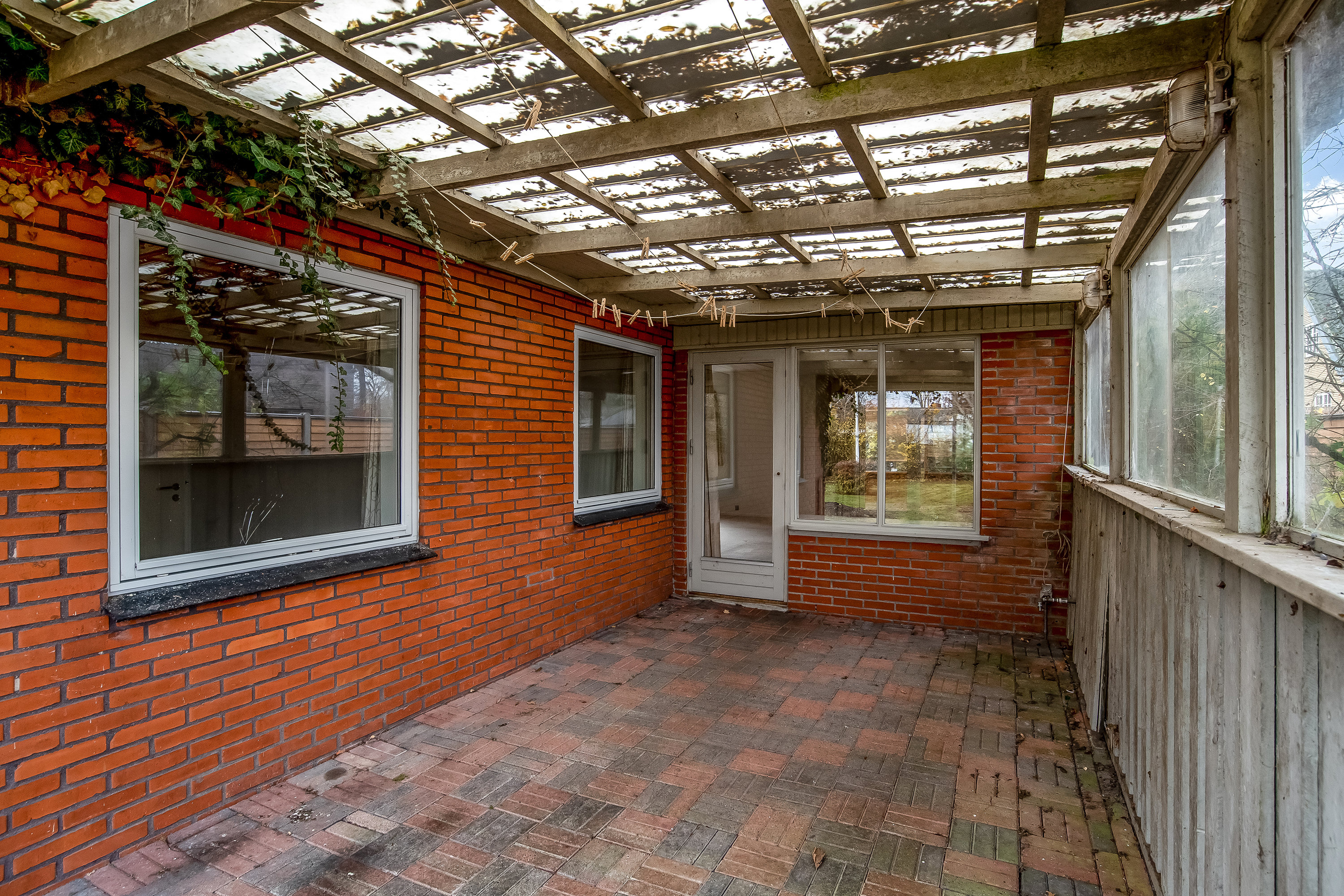 Fremhævet overdækket terrasse billede i fuldskærmstilstand. Billede af Blåbærvej 3, 7500 Holstebro