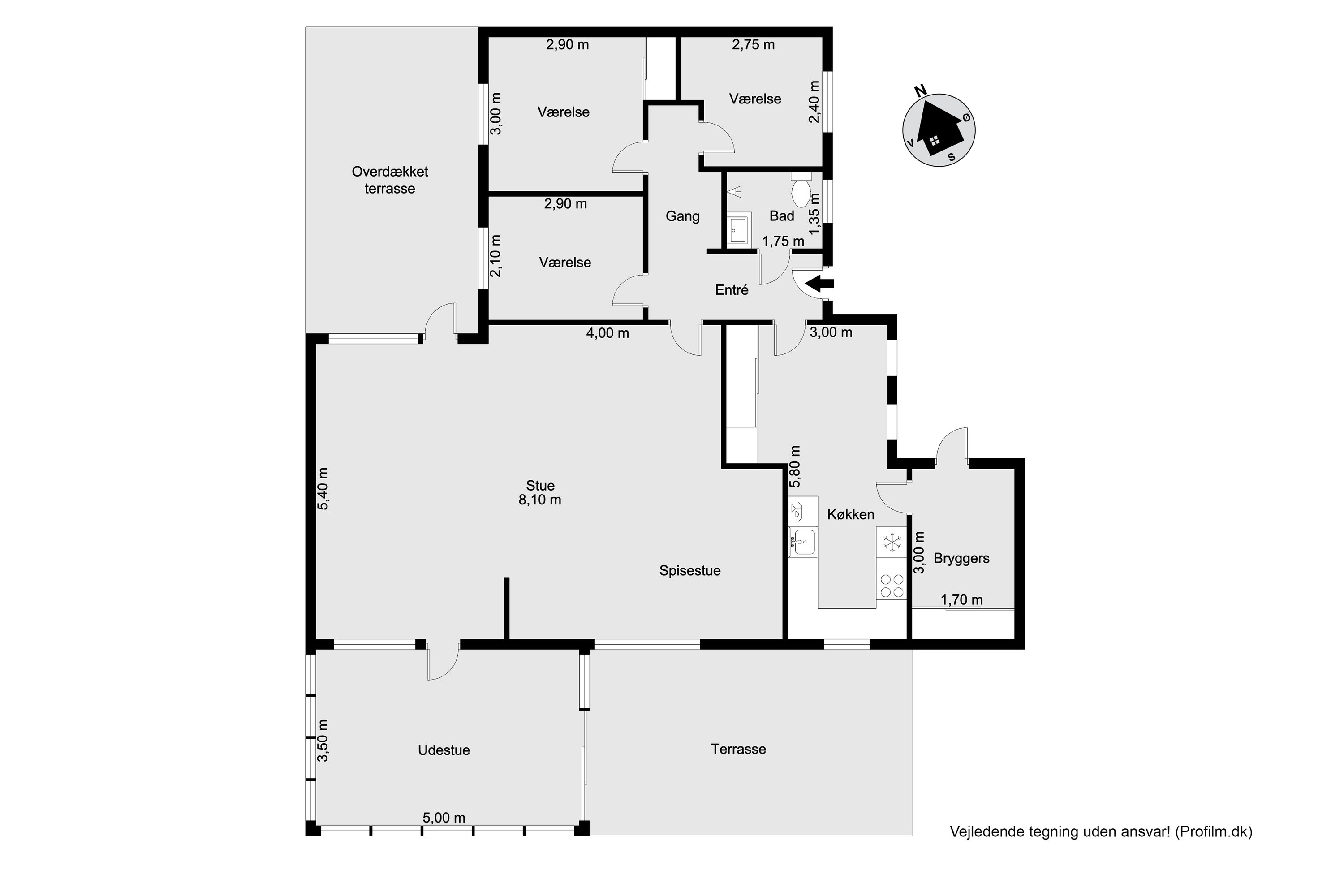 Plantegninger billede af Blåbærvej 3, 7500 Holstebro