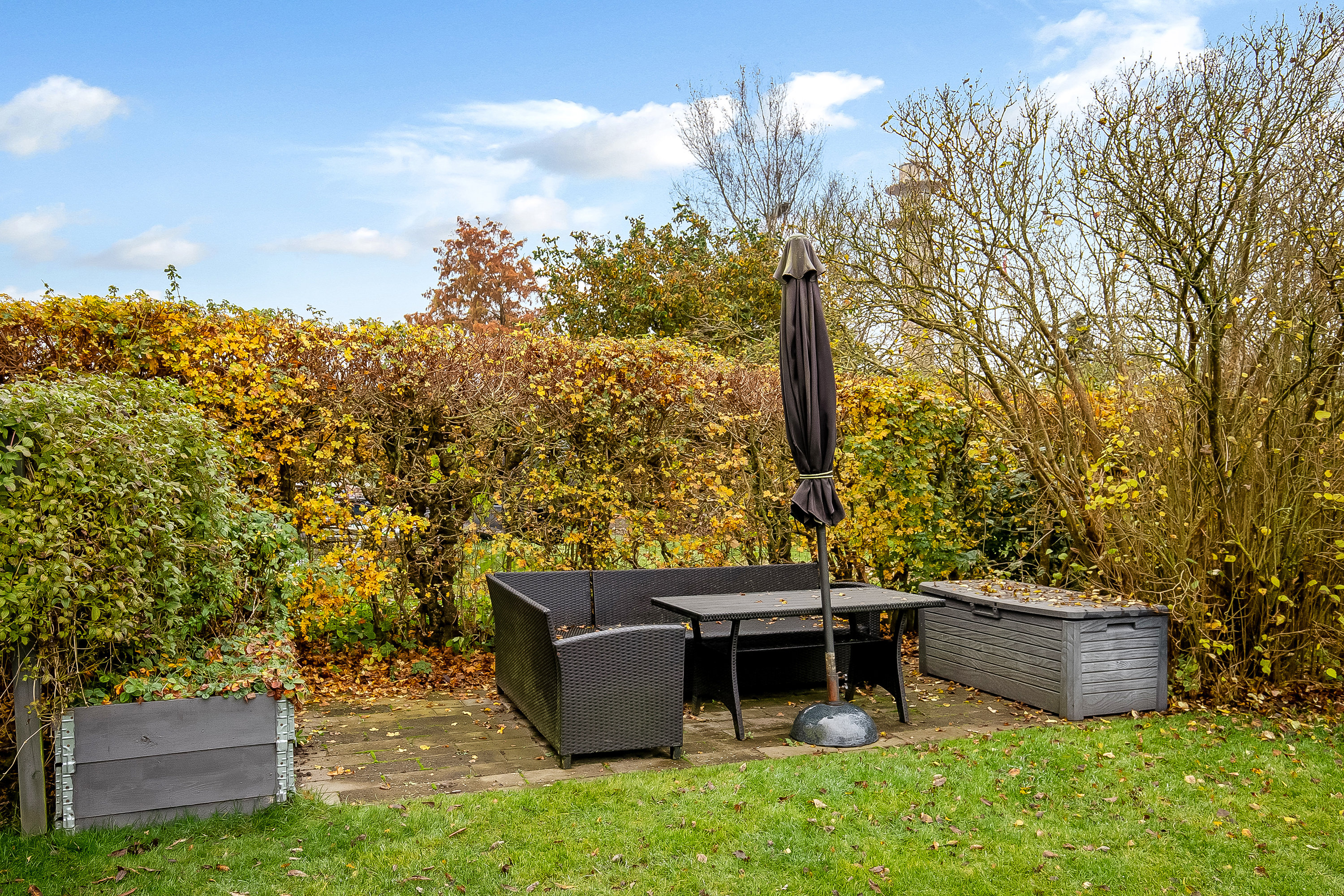 Fremhævet terrasse billede i fuldskærmstilstand. Billede af Mosevej 67A, 6000 Kolding