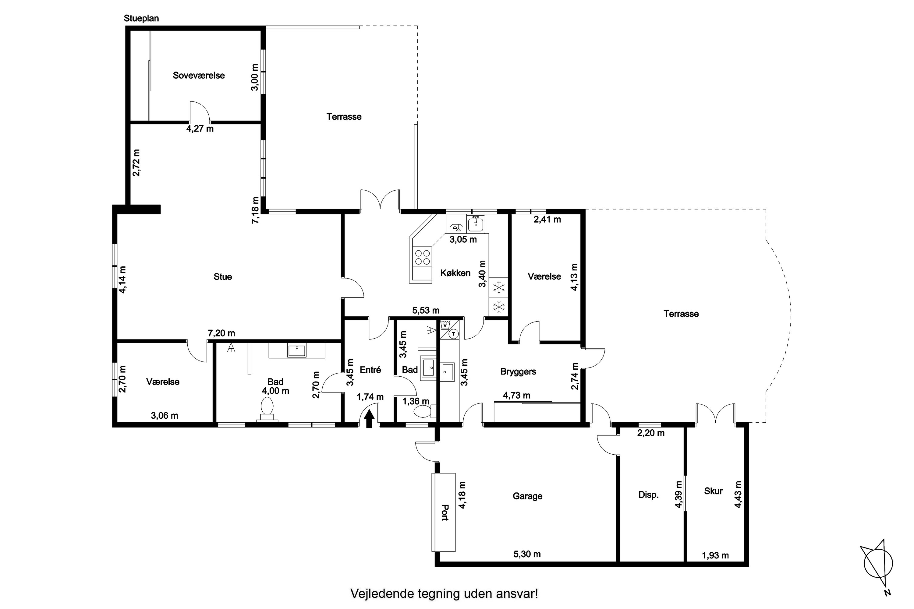 Plantegninger billede af Fini Henriques Kvarter 17, 9700 Brønderslev