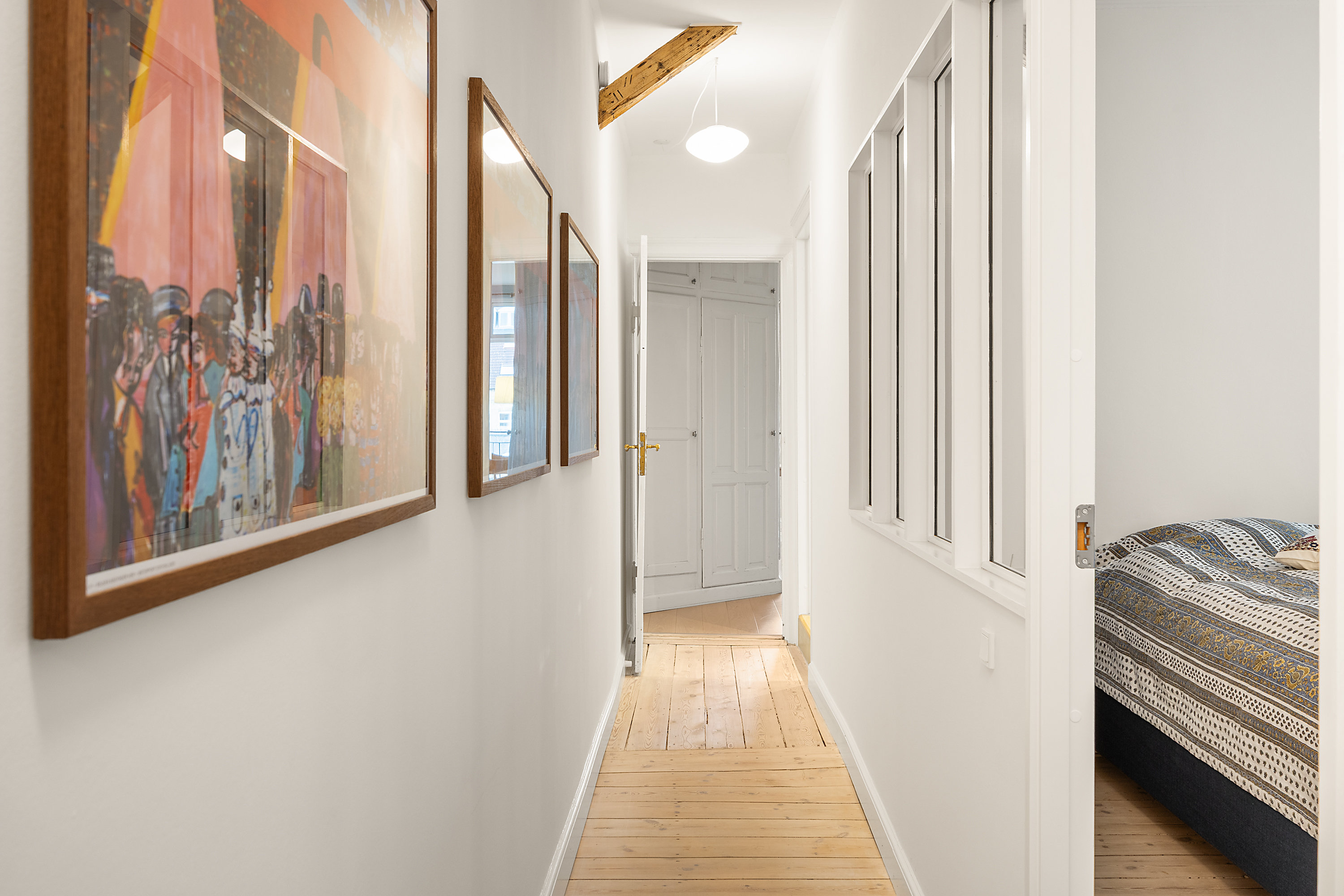 Fremhævet gang billede i fuldskærmstilstand. Billede af Nørre Søgade 19, 3. th., 1370 København K