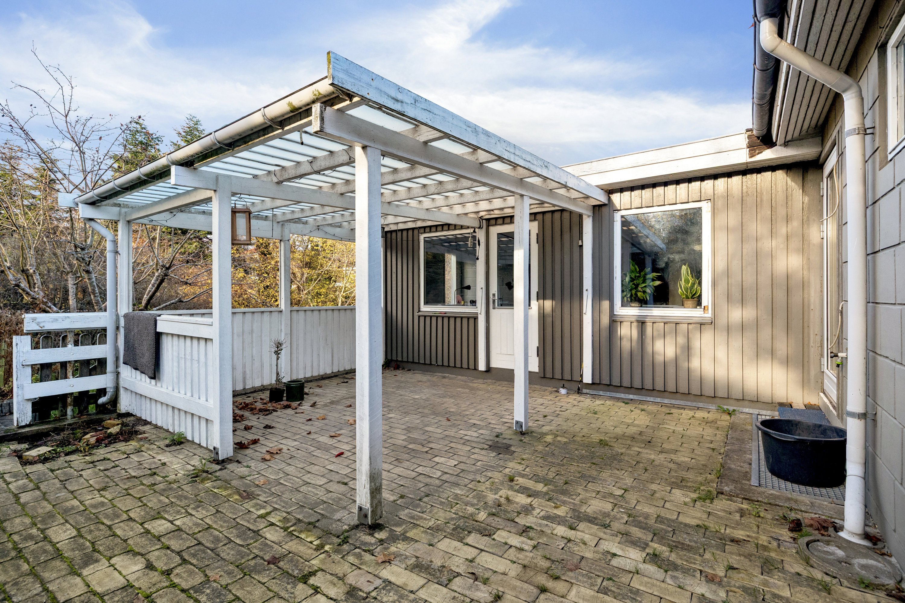 Fremhævet terrasse billede i fuldskærmstilstand. Billede af Legårdsvej 13, Vrold, 8660 Skanderborg